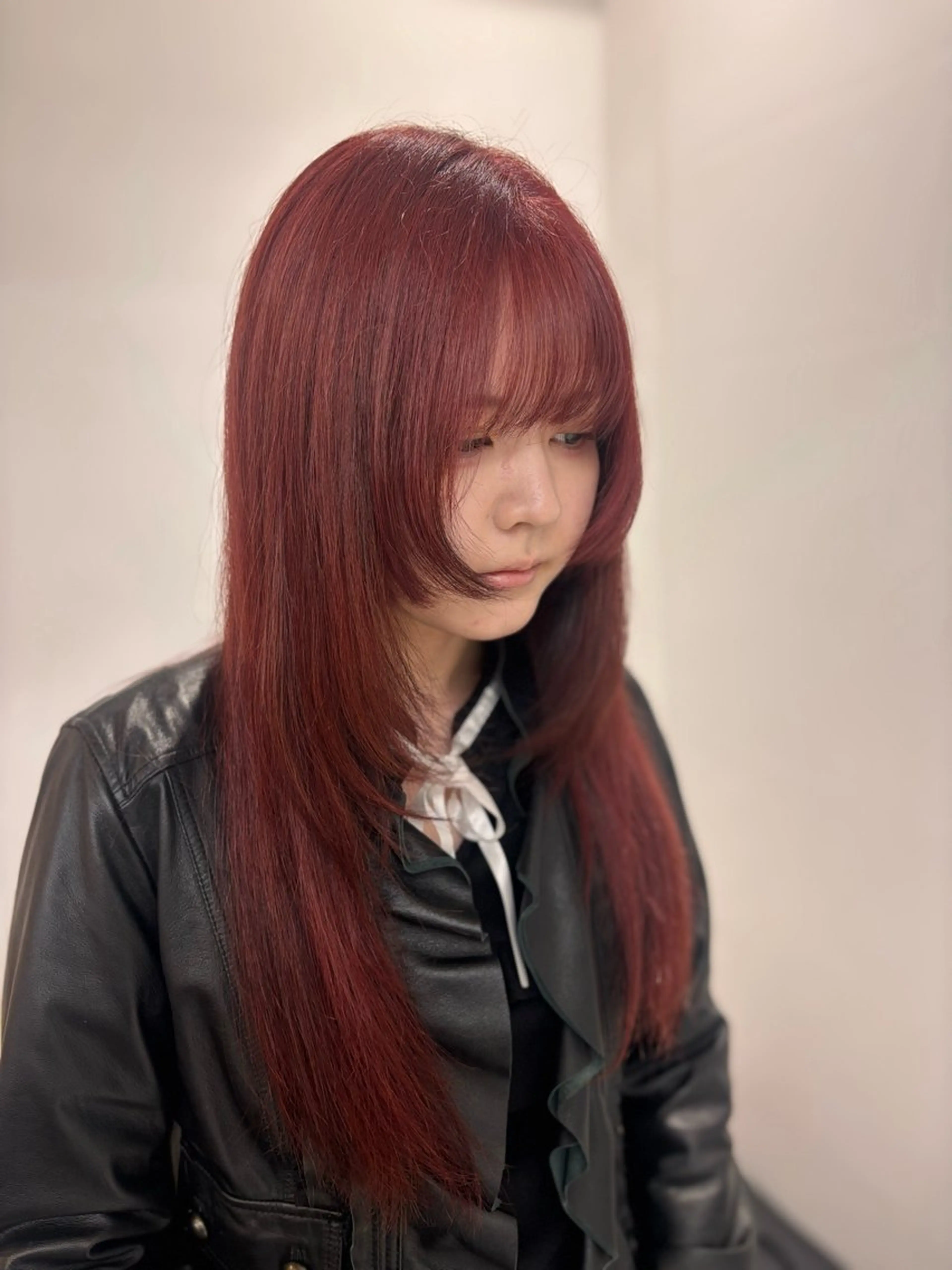 ロング カット ヘアカラー Bob🌟ブリーチ カラー🦋RENAのヘアスタイル