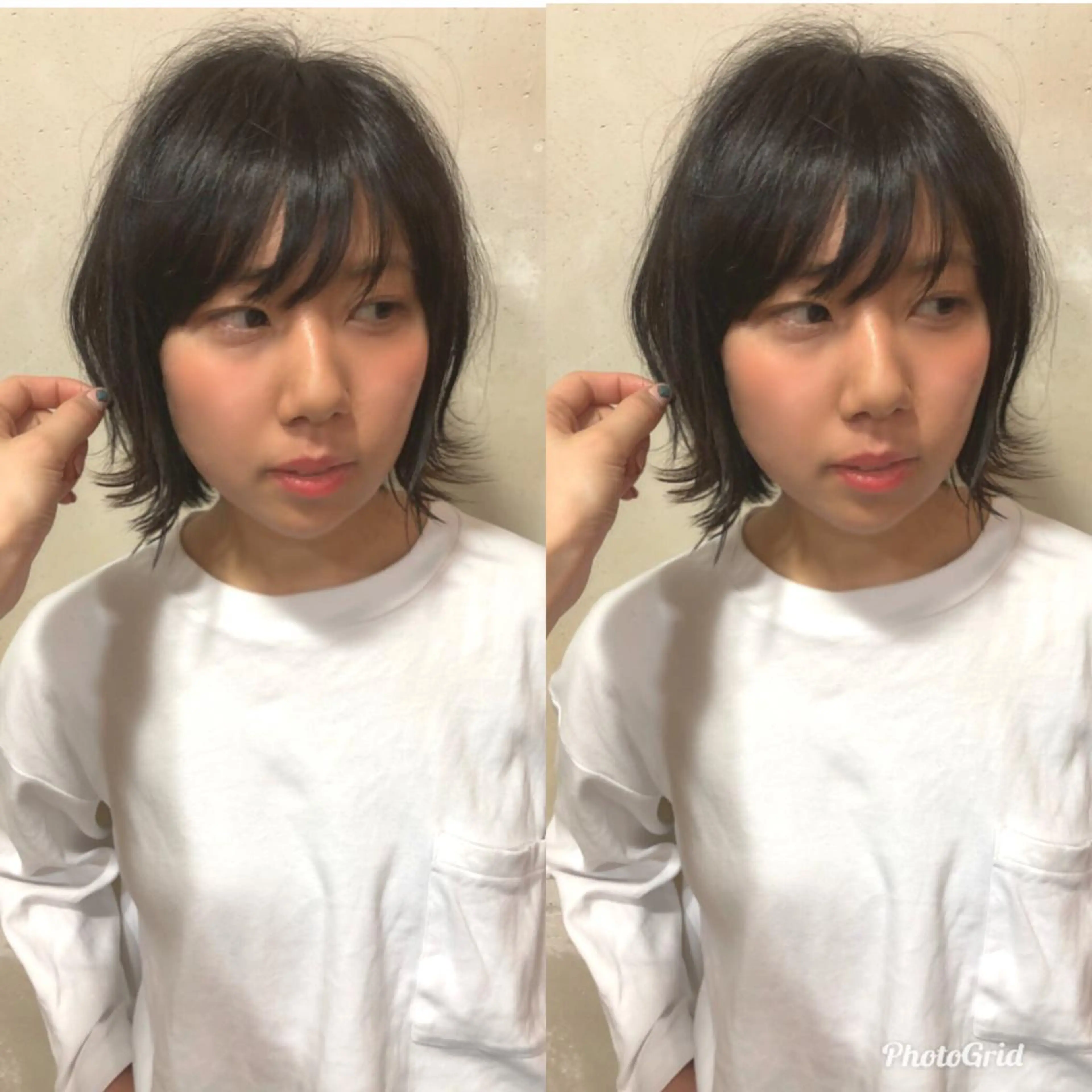 ショート ショートヘア 小顔カット 外ハネヘア レイヤーカット✂︎池 袋個室サロンkumaのヘアスタイル