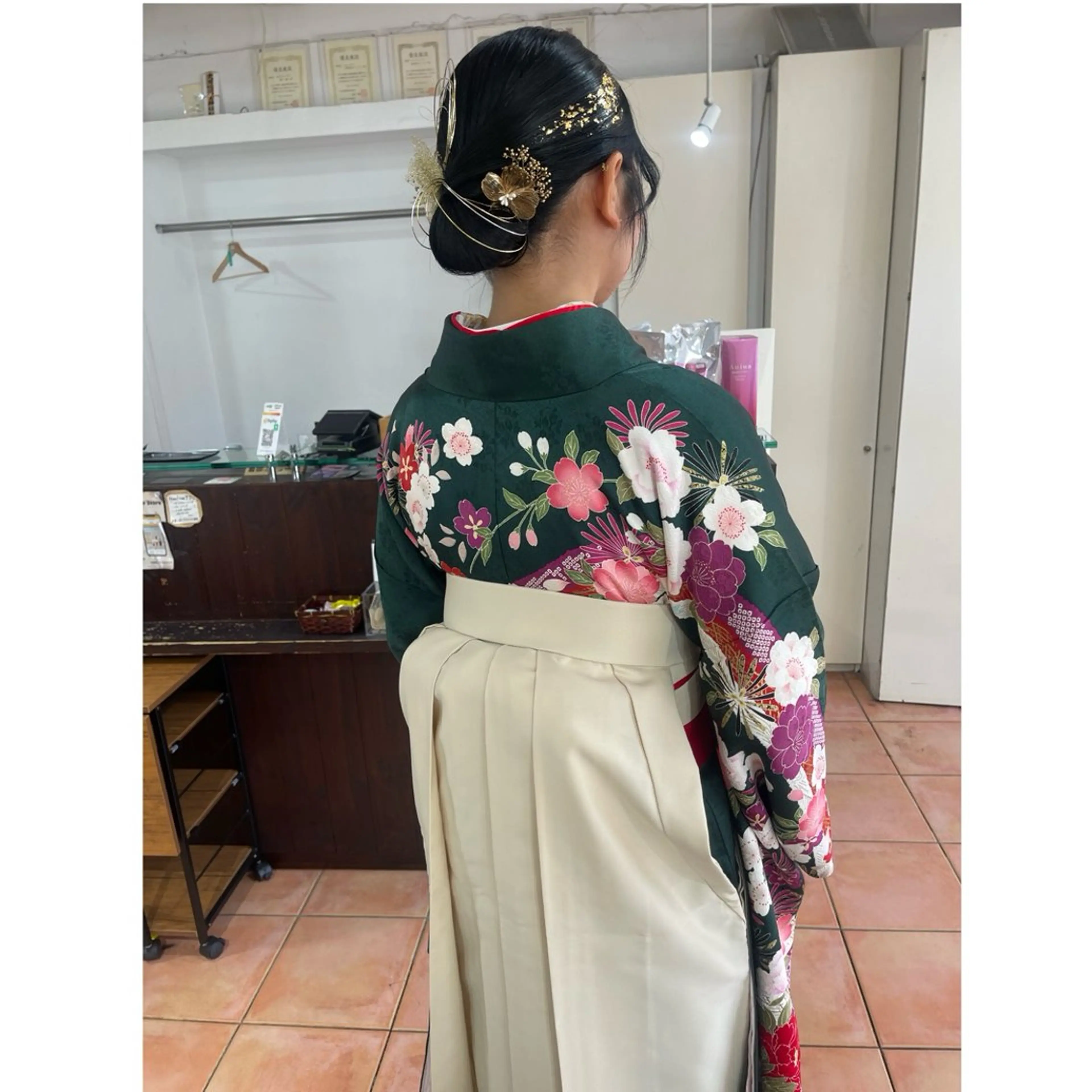 セミロング ヘアアレンジ 着付け 宮川 莉央のその他イメージ