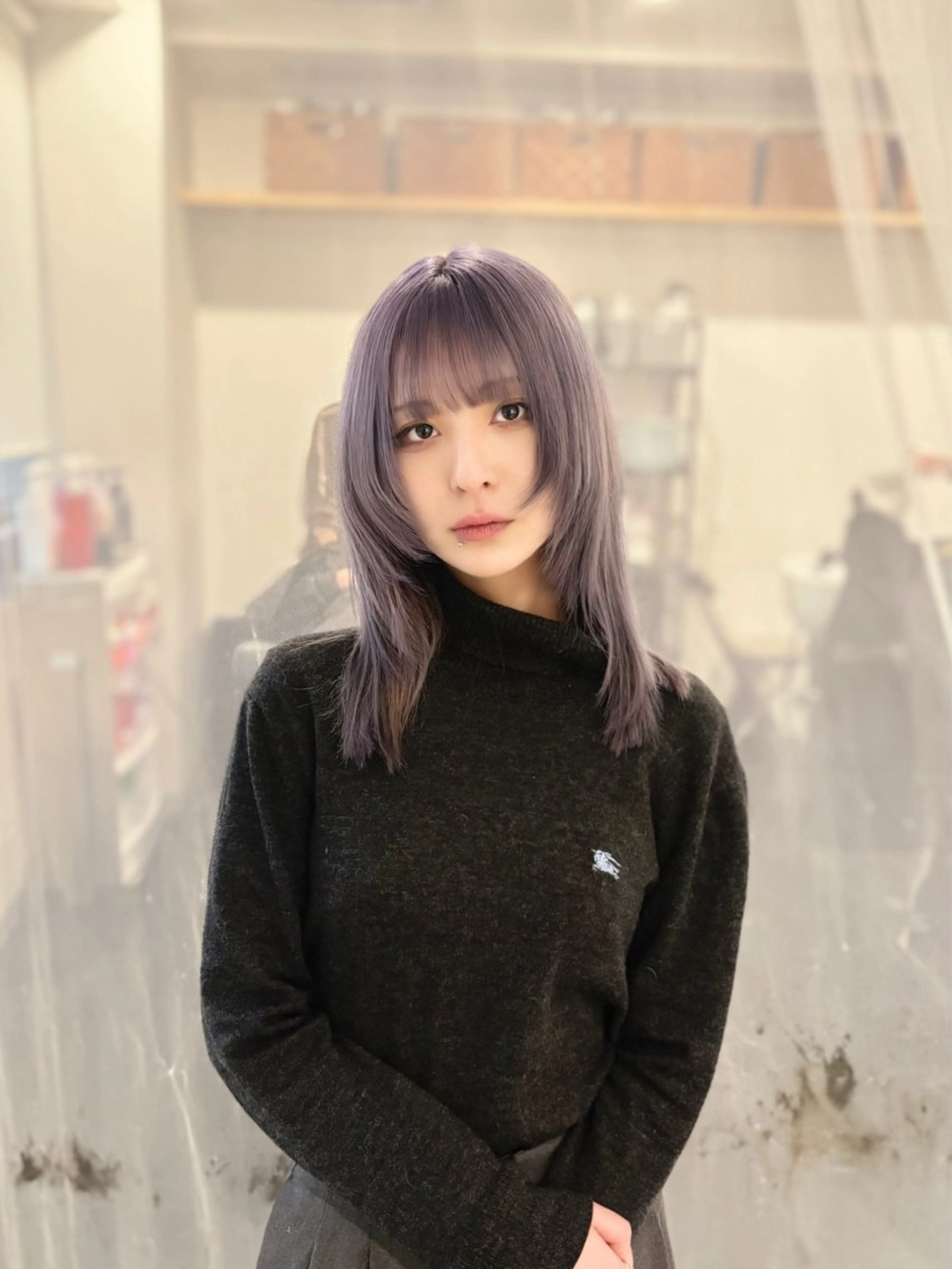 セミロング カラー ヘアカラー トリートメント GaKu/ハイトーン /ブリーチ/ブロンドのヘアスタイル