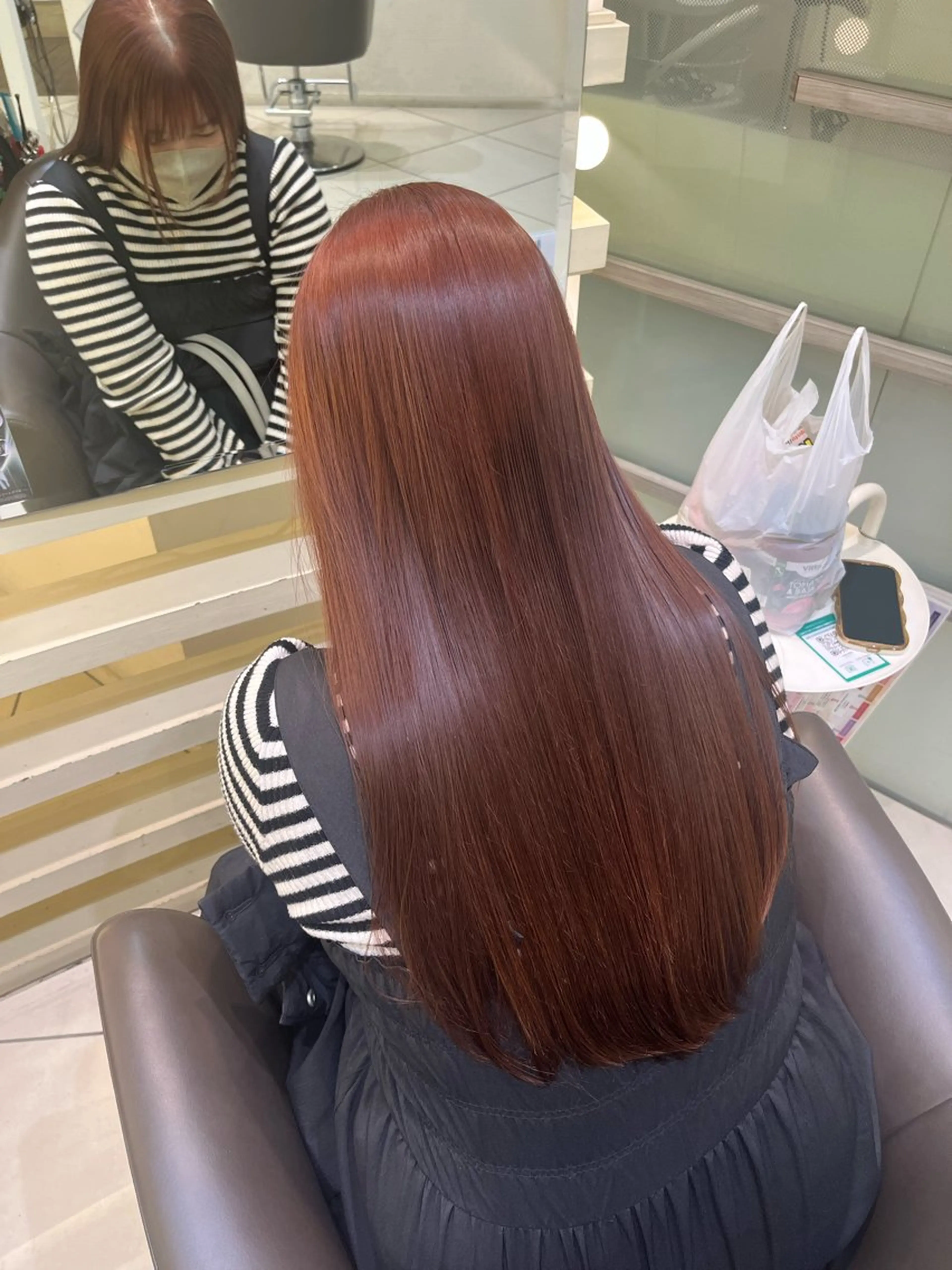 カラー 縮毛矯正 縮毛矯正/艶髪/ チホリのヘアスタイル