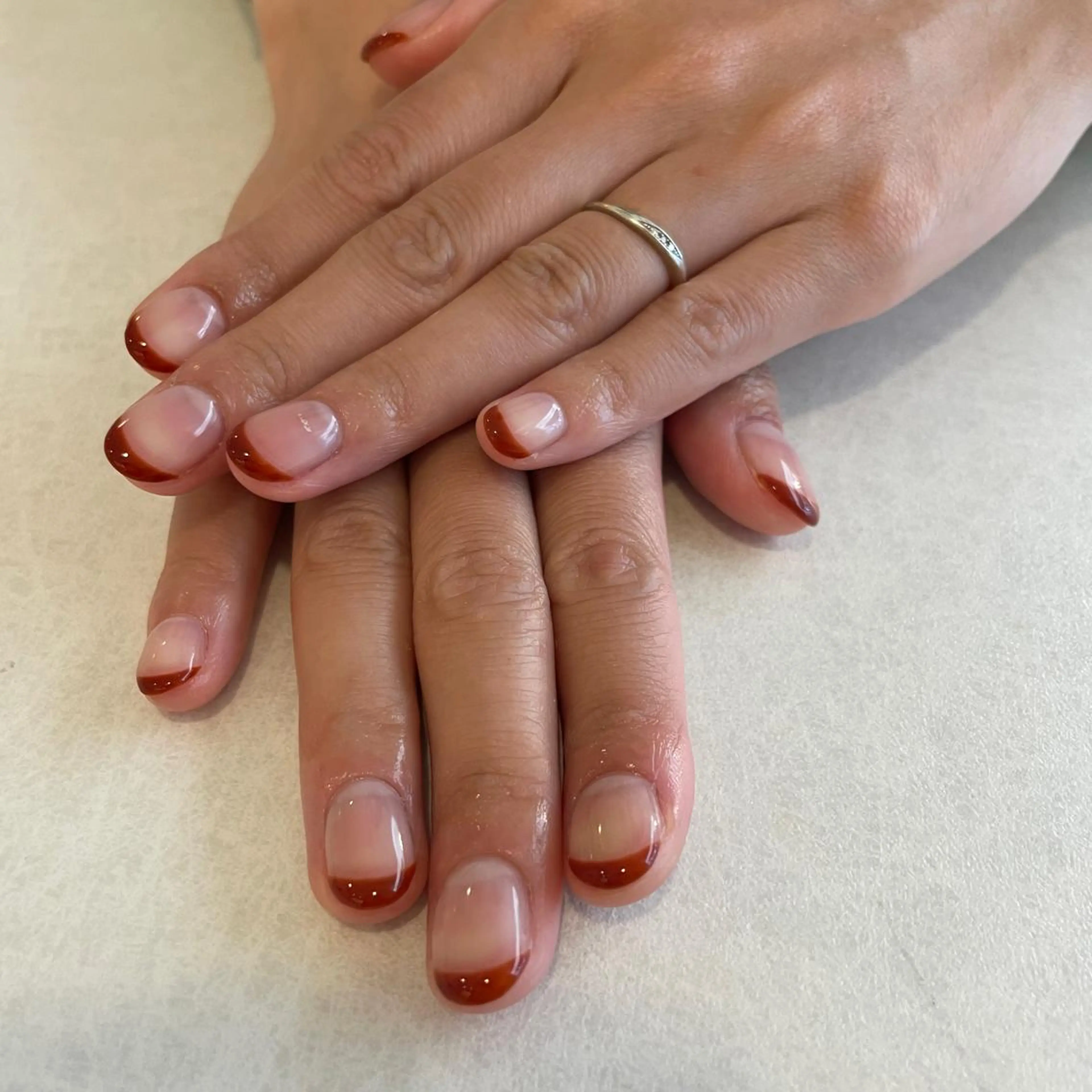 ネイル フレンチネイル mignon by CHERIM A.tのマツエク・マツパデザイン