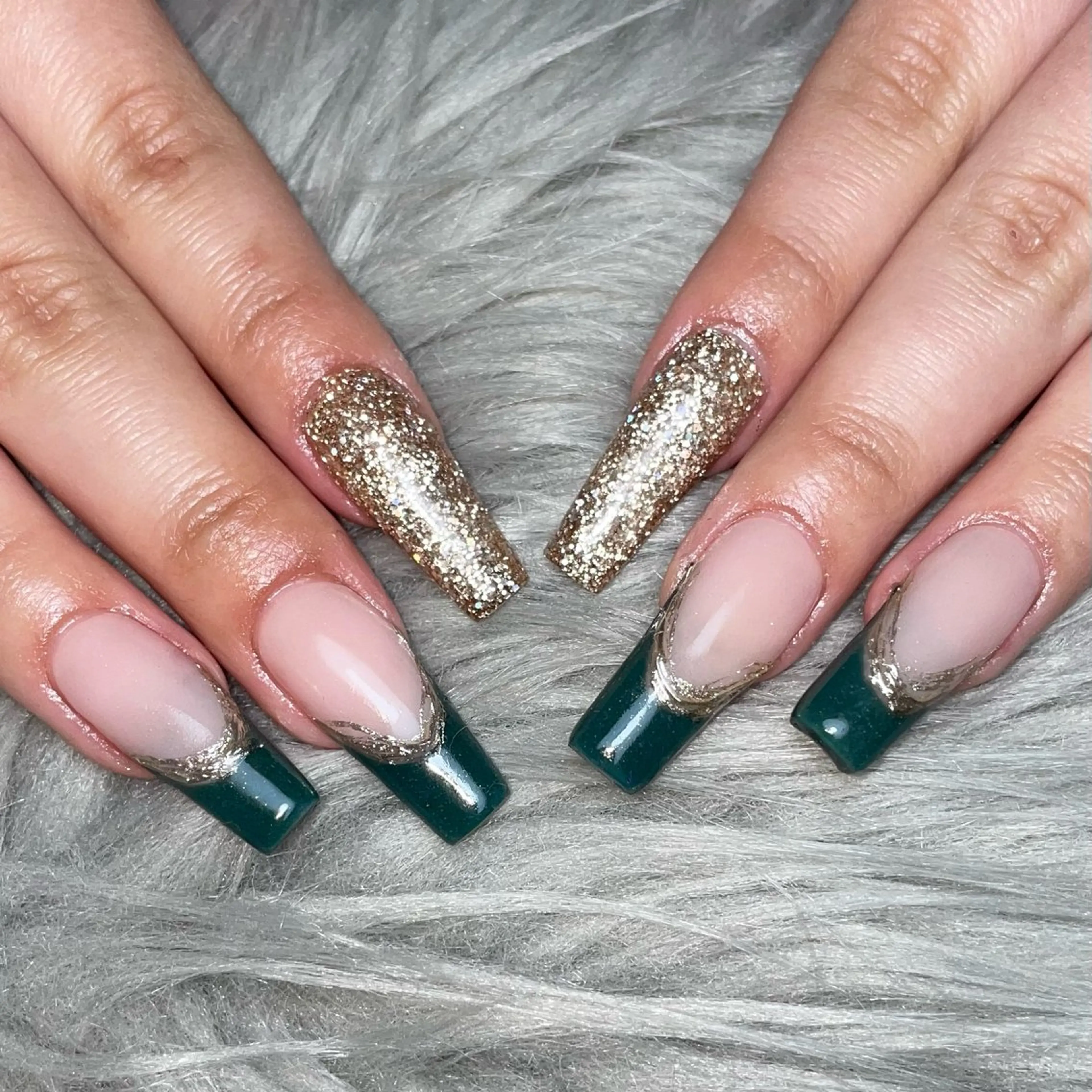 ネイル アートネイル フレンチネイル ミラーネイル ハンドネイル ネイルサロンfeel茂原店所属・Feel ‪‪☺︎‬Yuriaのネイルデザイン