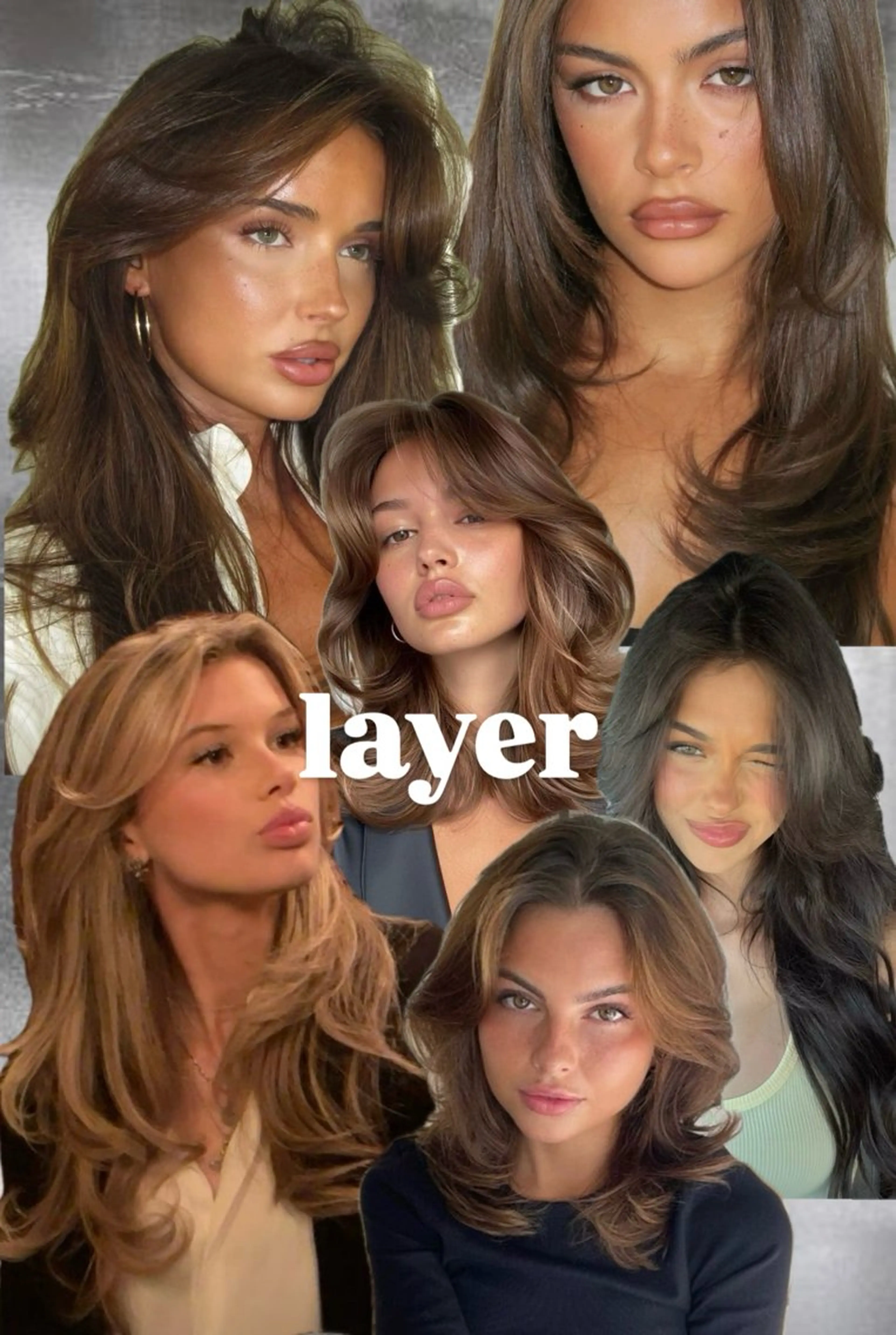 ロング レイヤー／マツエク 💋𝑨𝑵𝑵𝑨のヘアスタイル