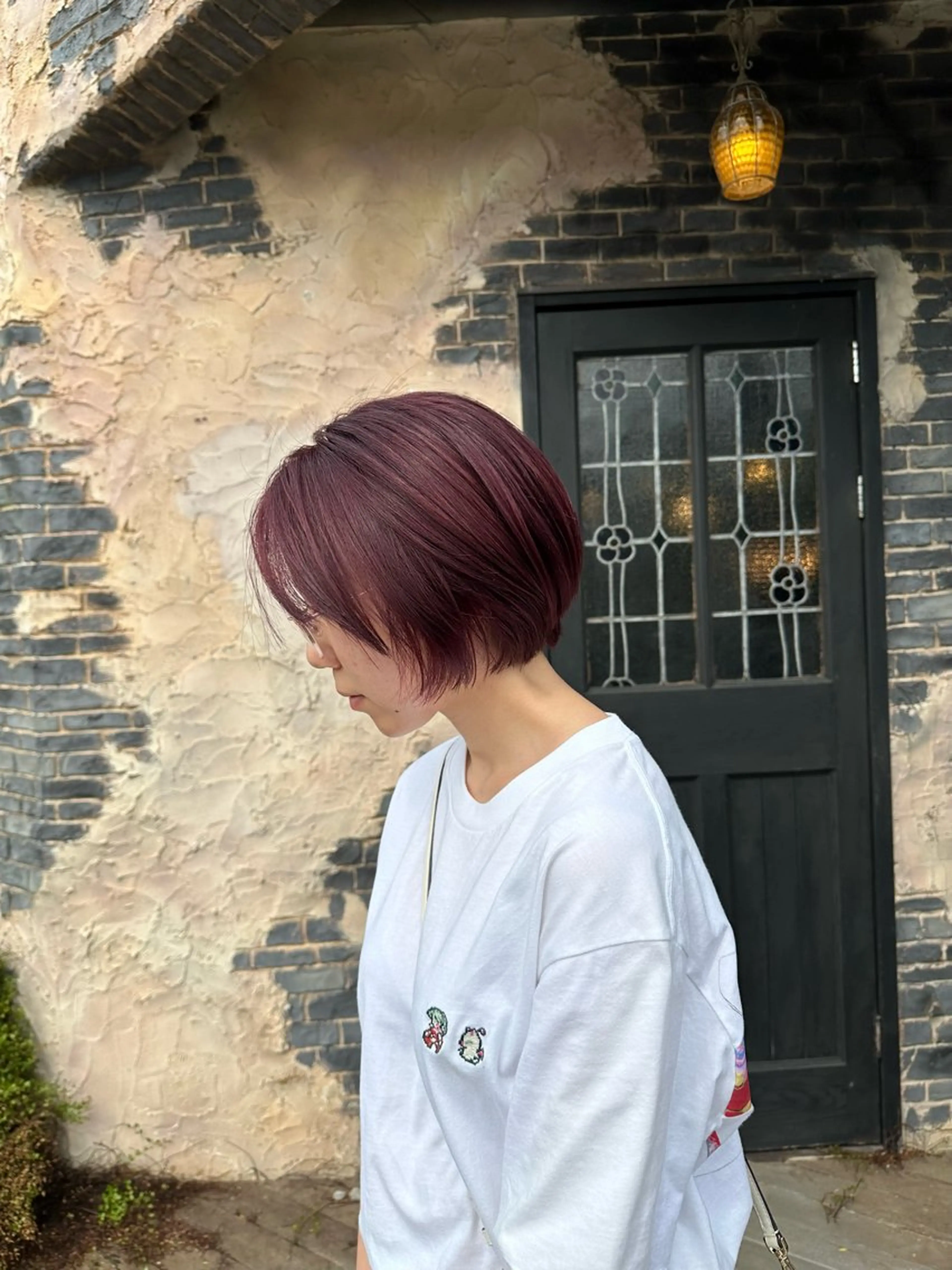 ショート カラー ボルドーカラー レッドカラー 🦖ノザワ リンカ🦖のヘアスタイル