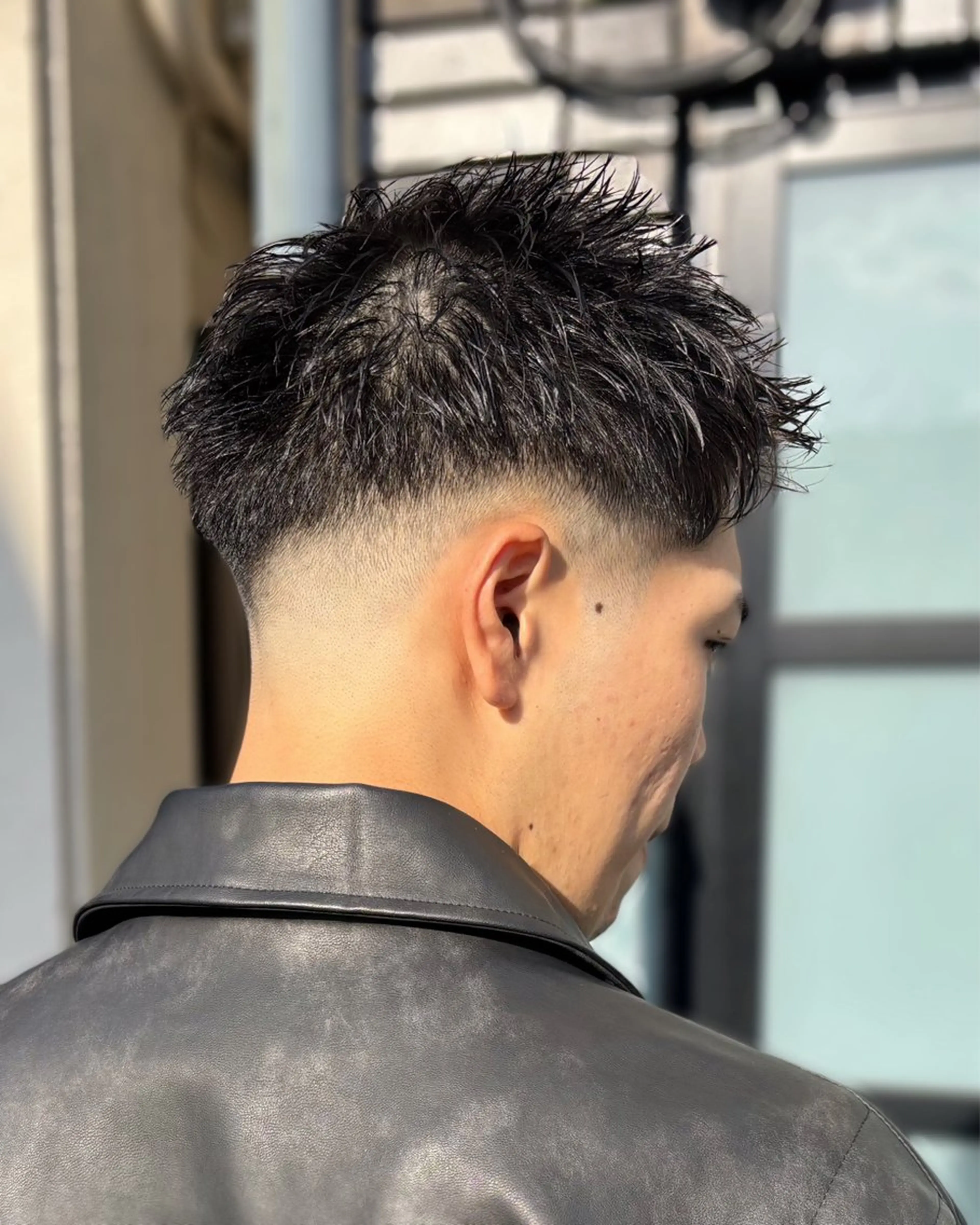 メンズ フェードカット メンズショート スパイキーショート カット darts所属・マツダ レンのヘアスタイル