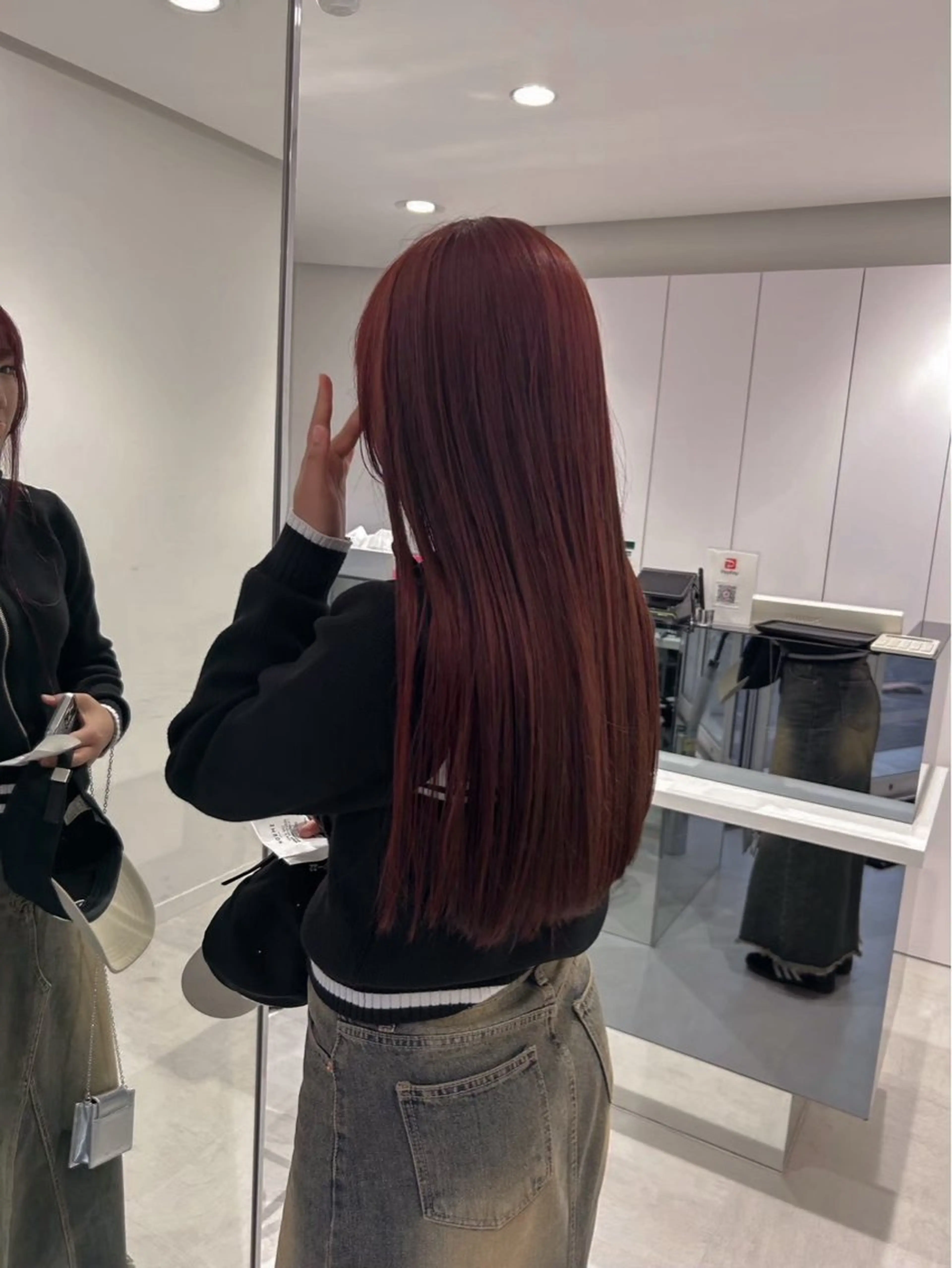 ロング ヘアカラー トリートメント ヘアセット Senri お洒落ヘア/経堂のヘアスタイル