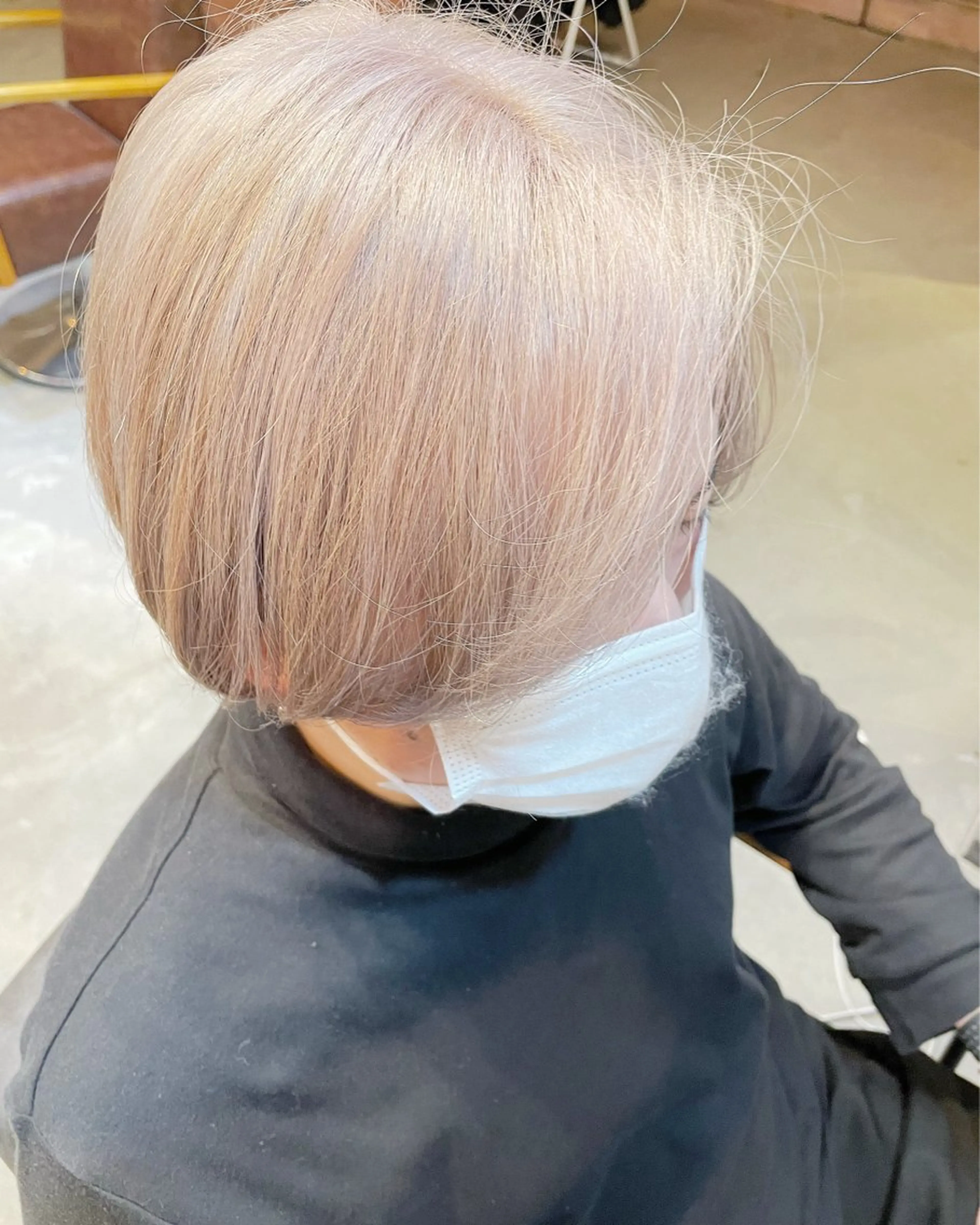 ショート カラー ヘアアレンジ メンズ Levi所属・梶山 真緒のヘアスタイル