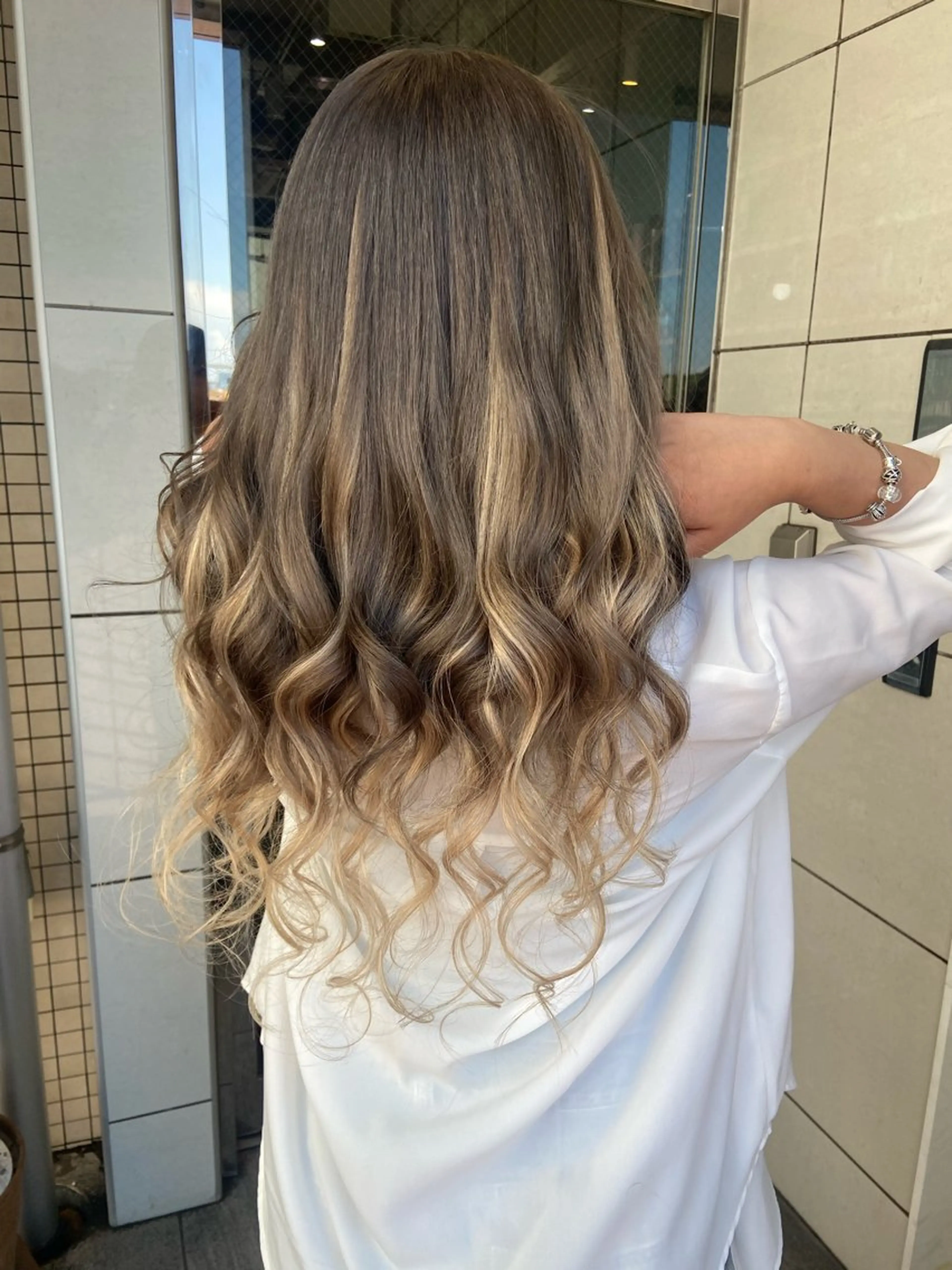 ロング ネイル プルエクステ エクステ 長さ出し ヘアカラー エクステ 🧸プルエクステ❤︎ ネイルKAO🧸のヘアスタイル