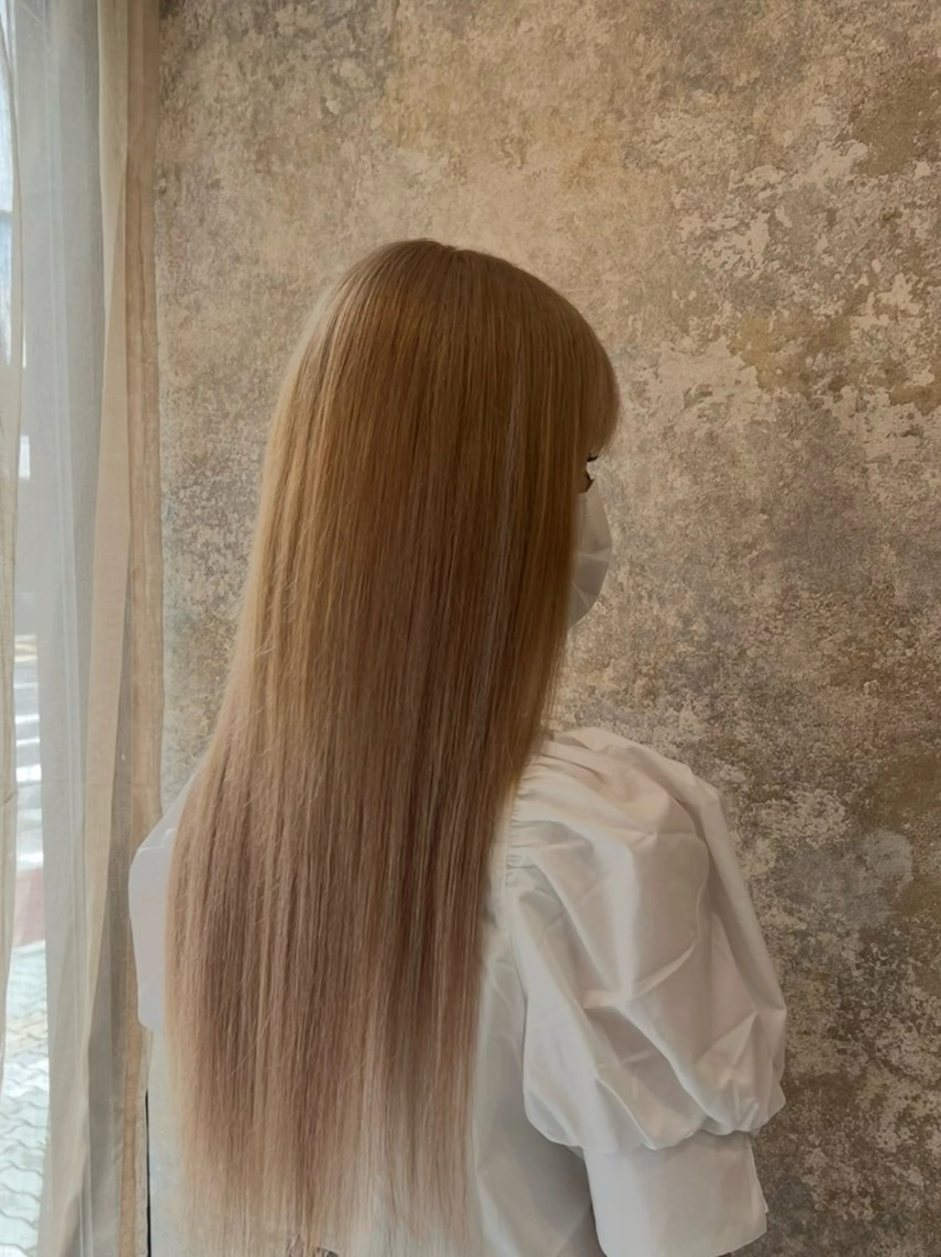 ロング エクステ 髪質改善 カット ヘアカラー トリートメント エクステ マテリアル 中央駅店のヘアスタイル