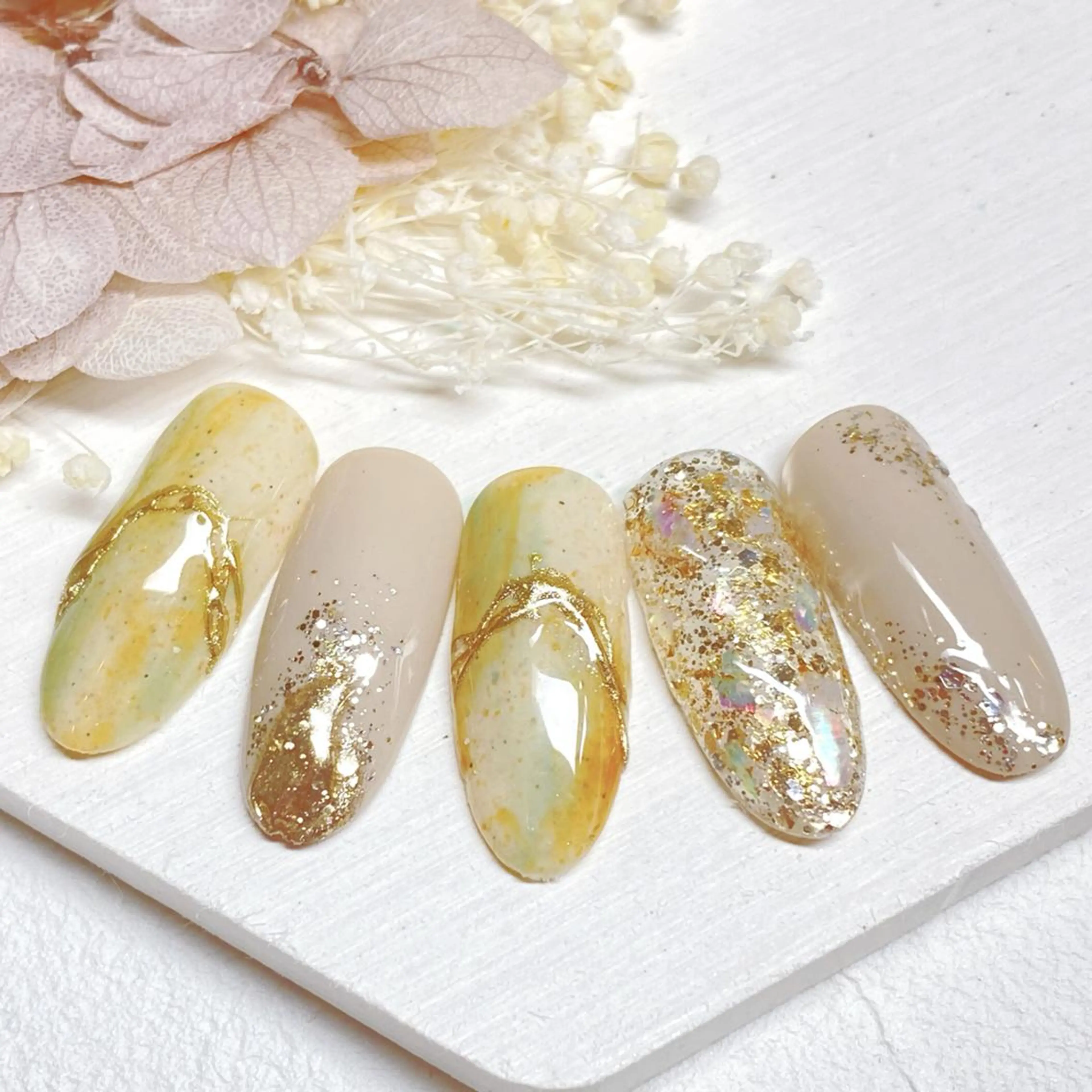 ネイル ハンドネイル ネイリストYuri シェルウェリナ船橋のネイルデザイン