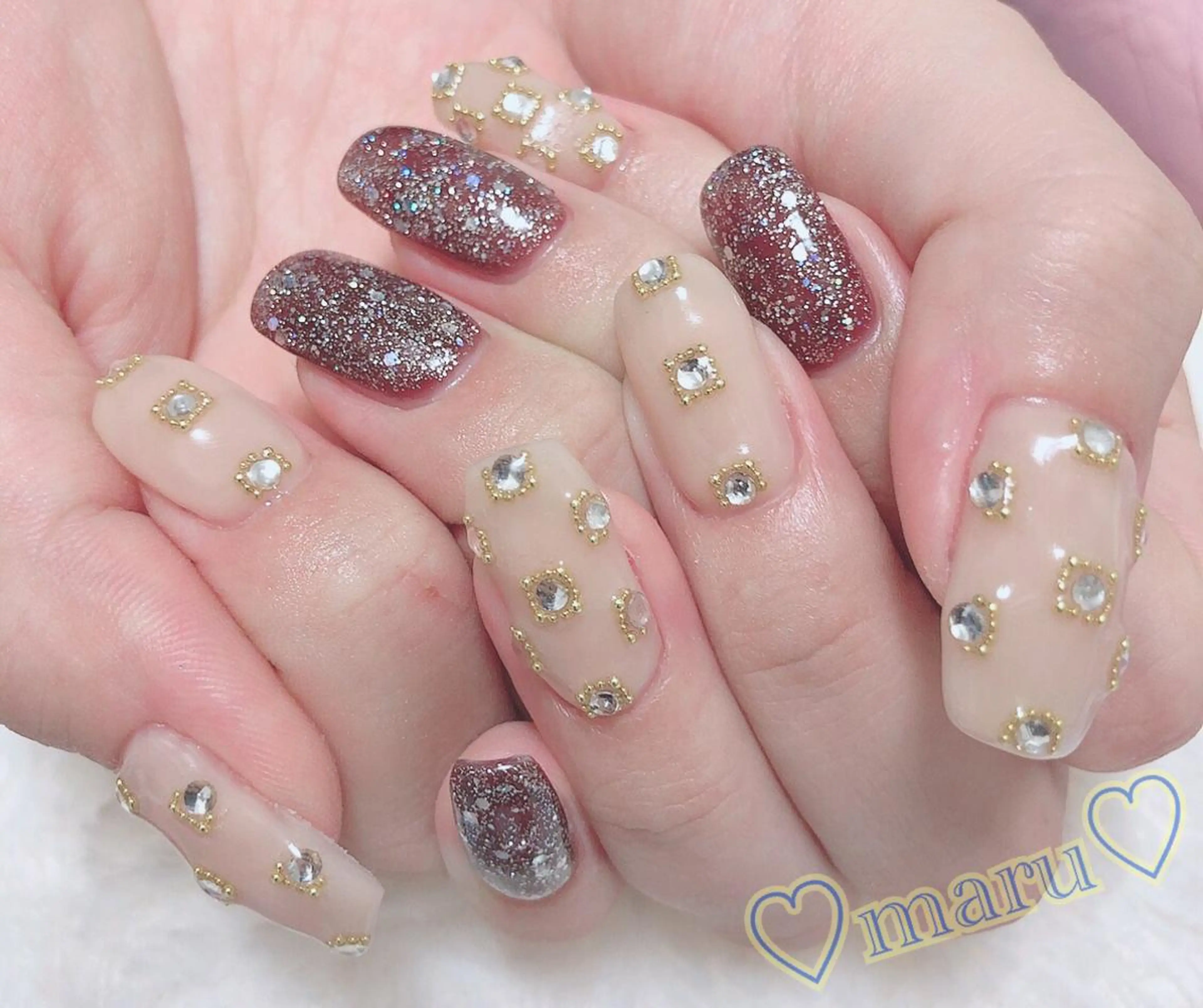 ネイル ハンドネイル フットネイル まるみ ♡のネイルデザイン