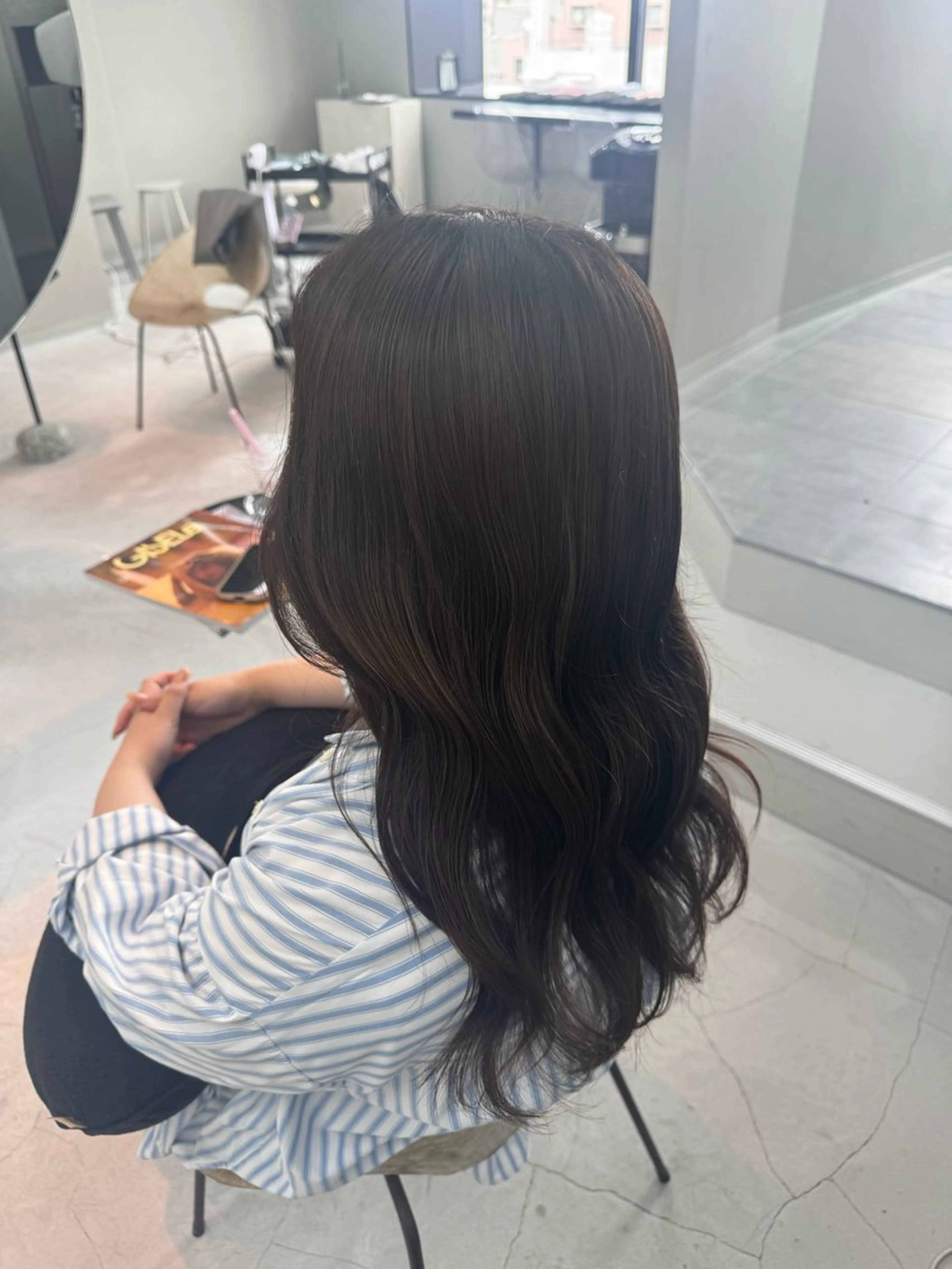 ロング ヘアカラー kurune所属・kurune chikaのヘアスタイル