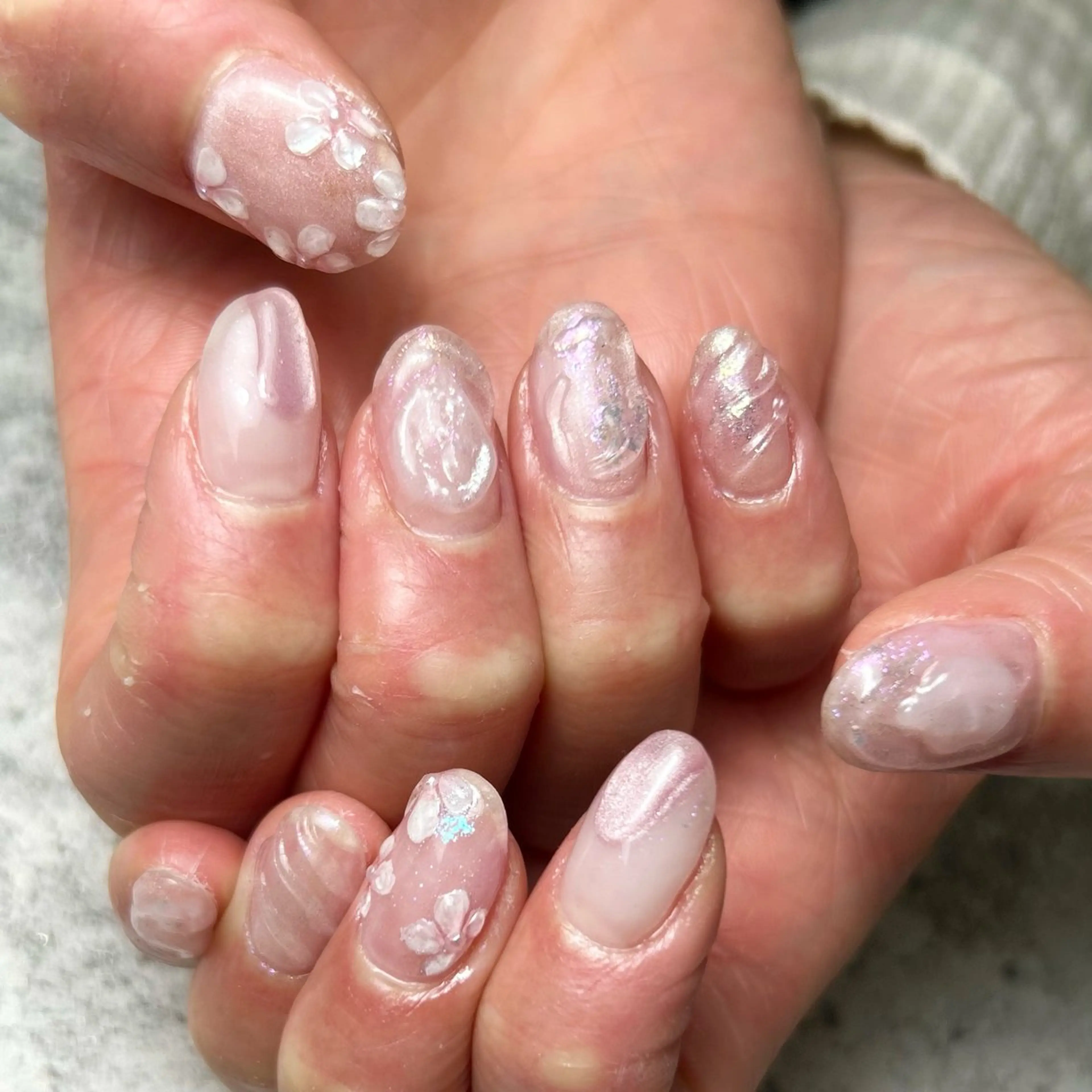 ネイル 桜ネイル ネイルサロンmuumii所属・東十条muumii ネイルまつ毛のネイルデザイン