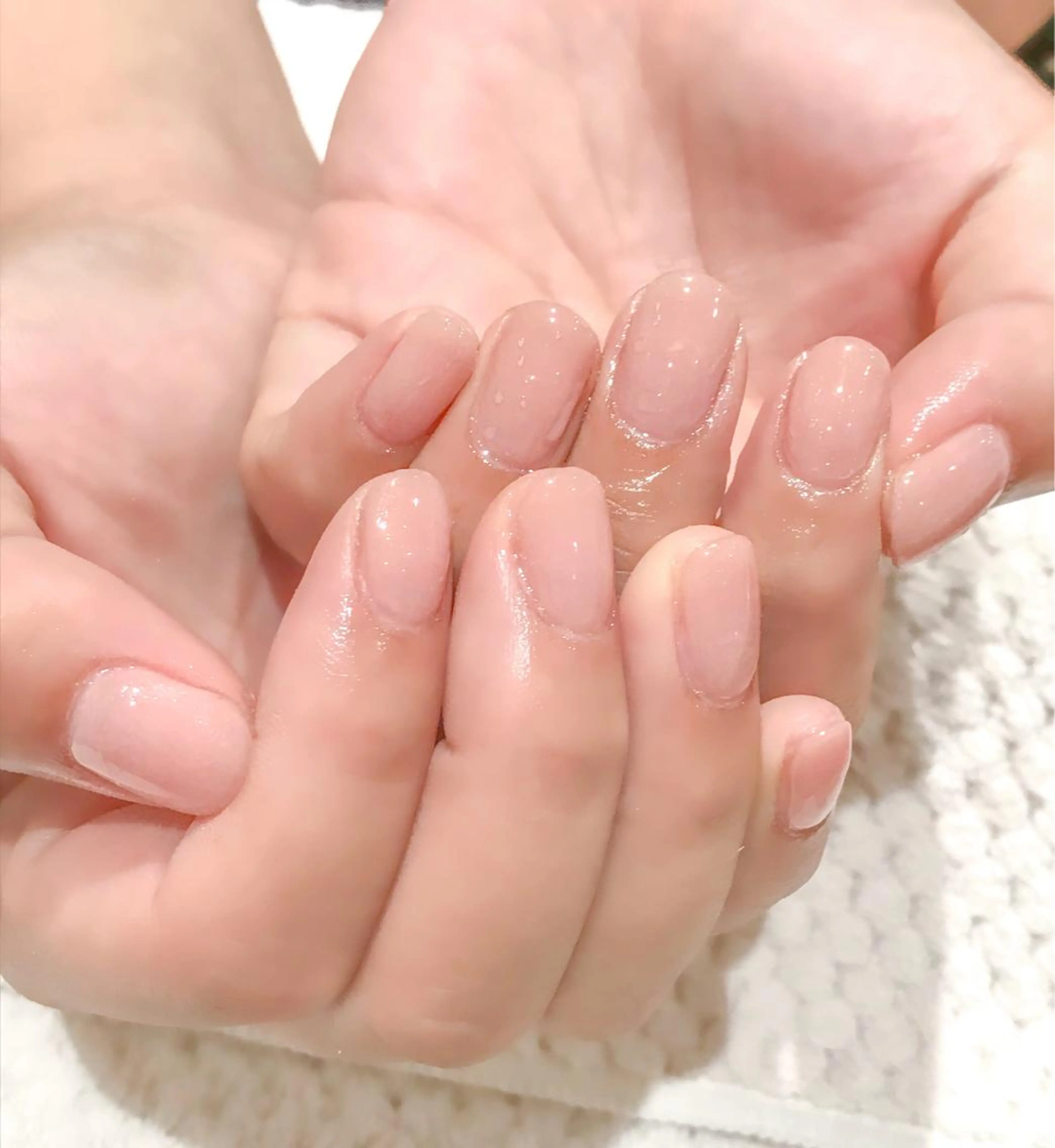 ネイル ジェルネイル ワンカラーネイル 春ネイル Nyanco Nailのネイルデザイン
