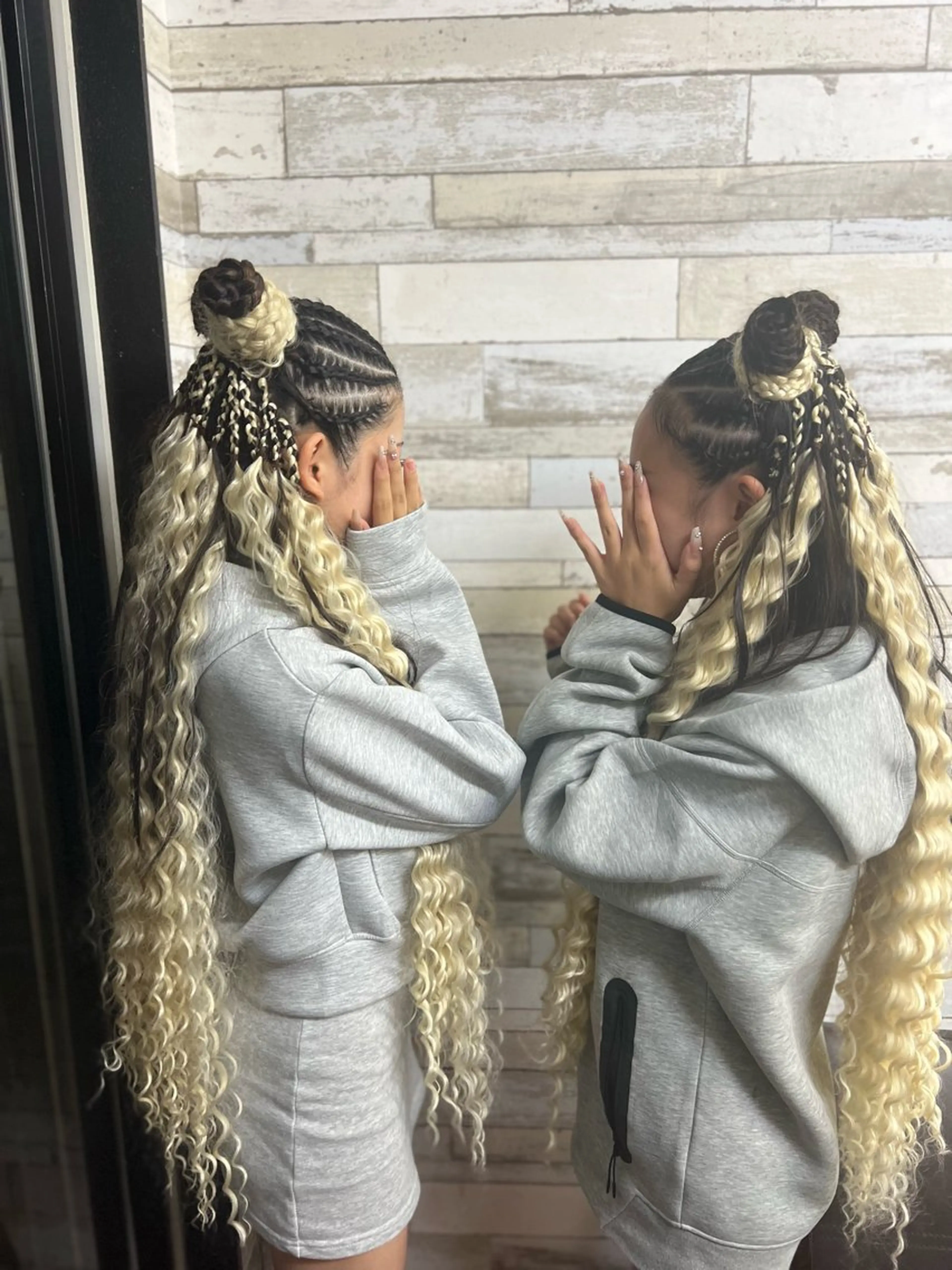 ロング B-W ⭐️REIKOのヘアスタイル