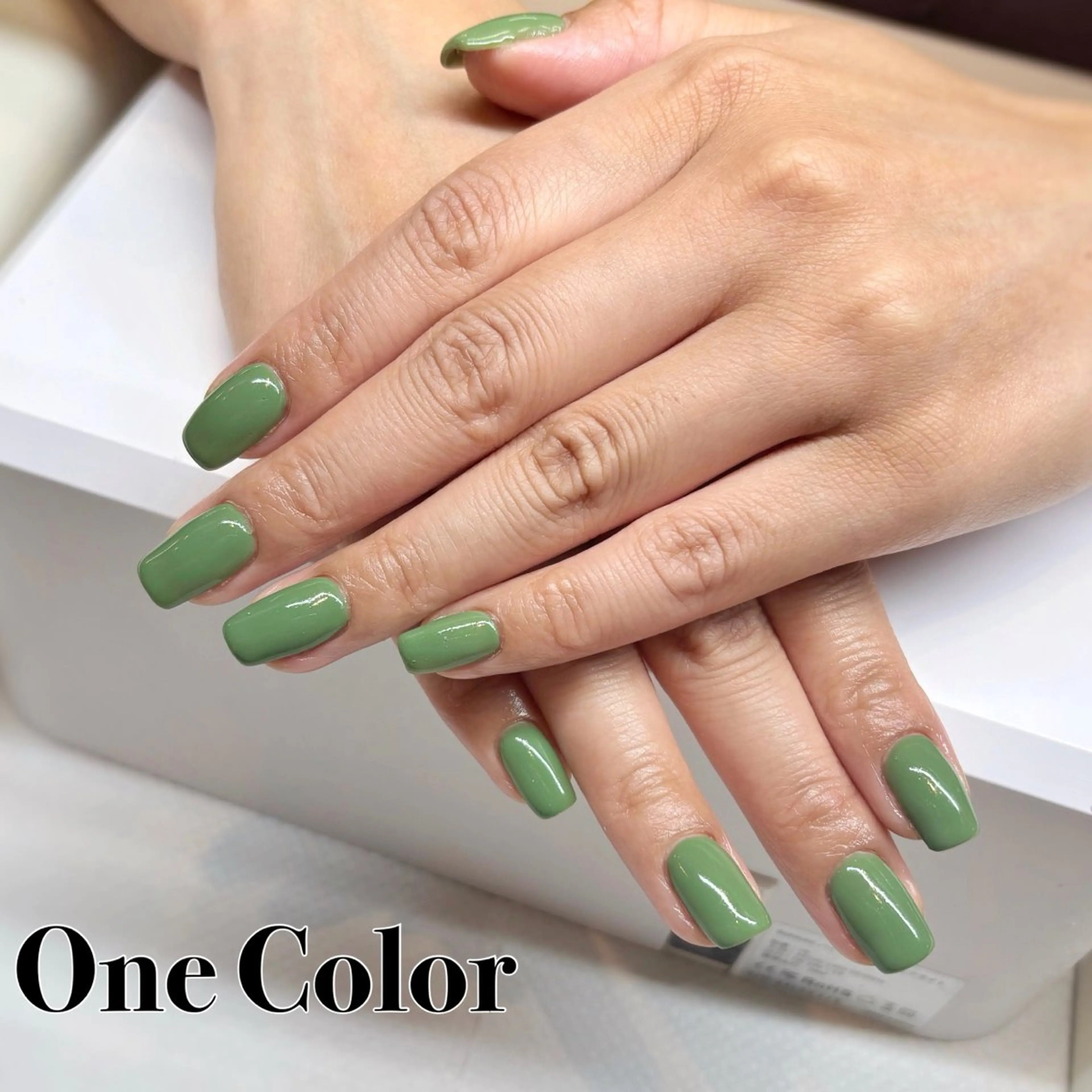 ネイル ワンカラーネイル ネイルサロンエーナイン本店所属・【モデル募集中】 hina🌼のネイルデザイン