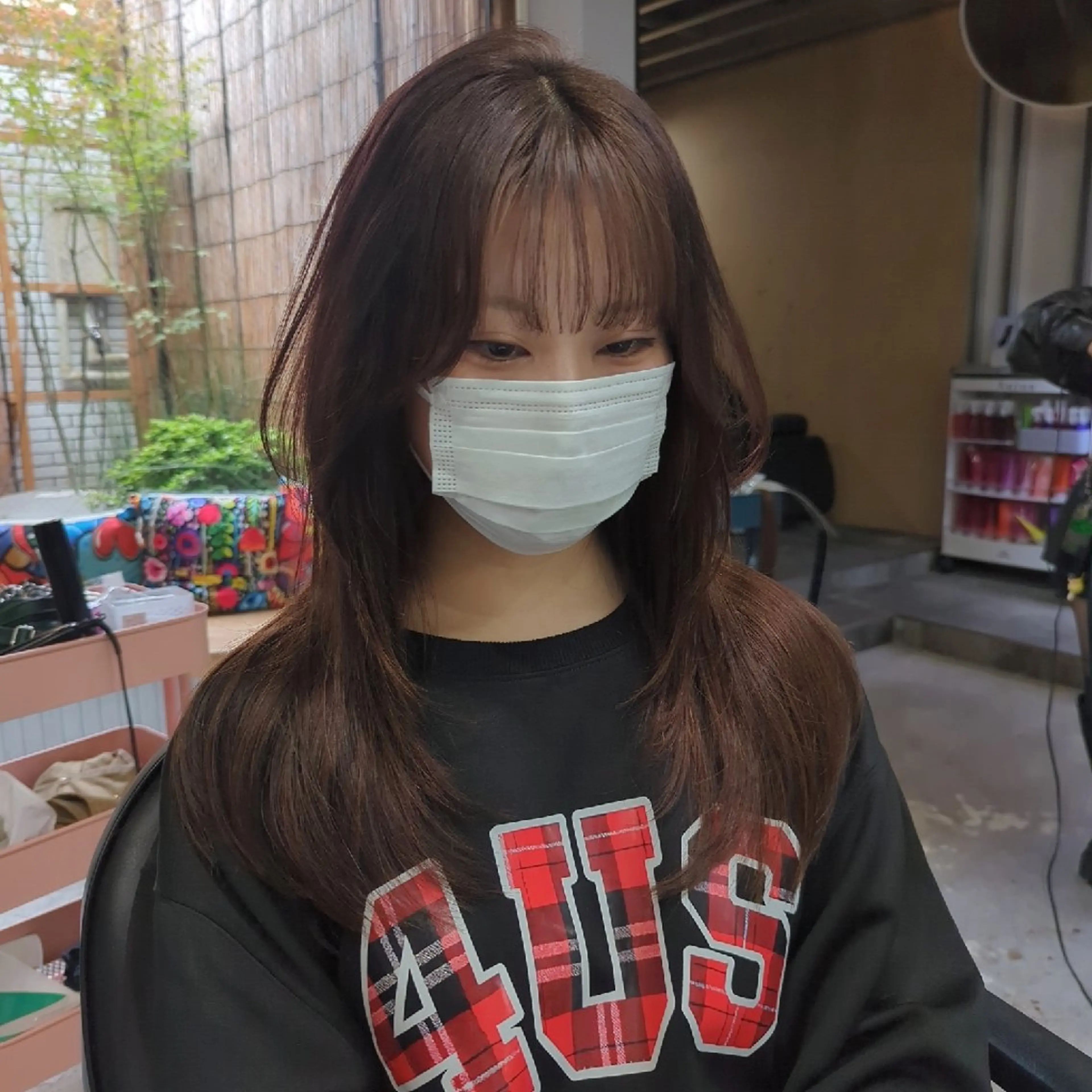 セミロング エクステ EDeN  Ryoりょうのヘアスタイル