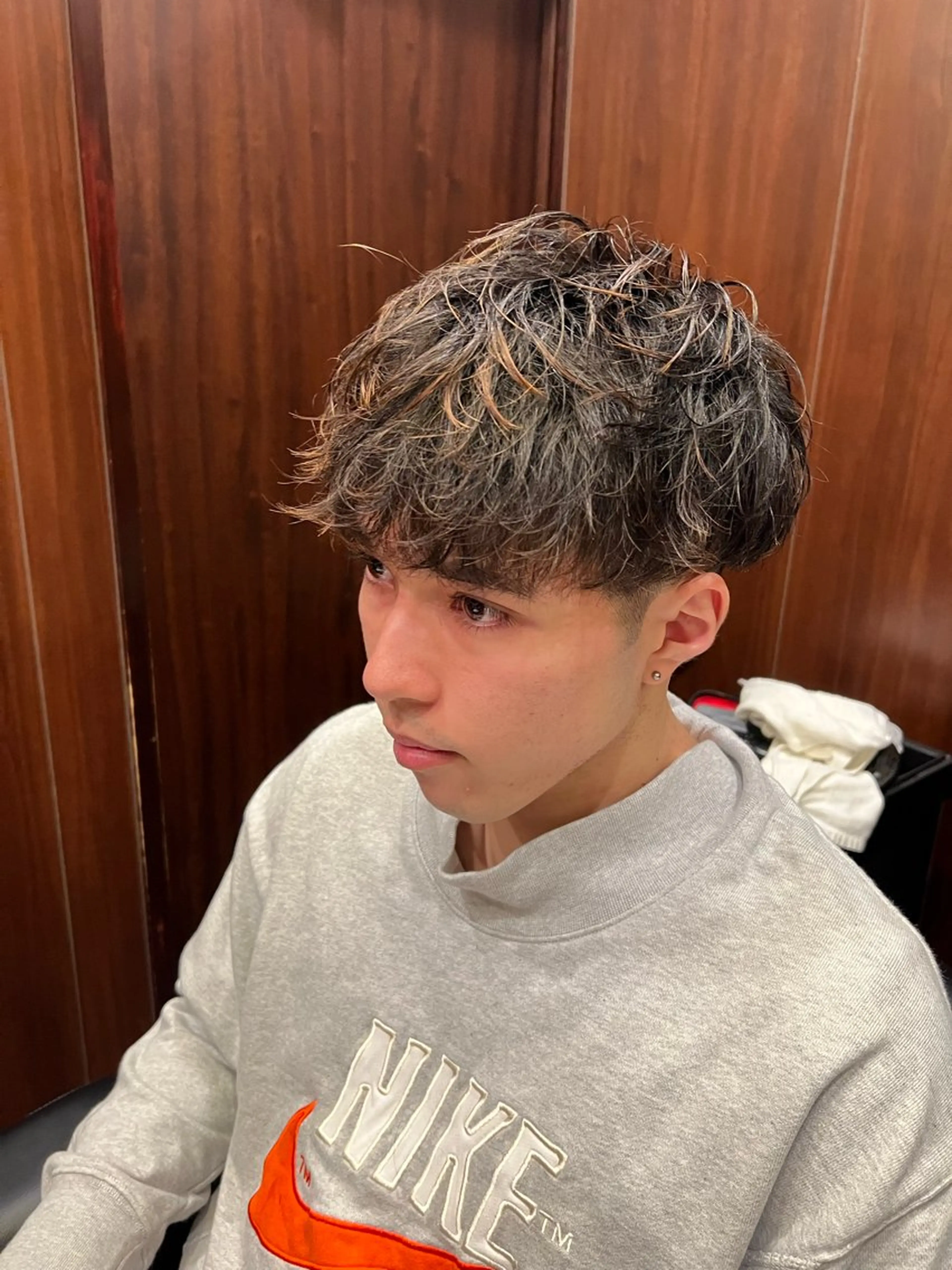 ミディアム メンズ ヒロ銀座　barber shop新宿店所属・長野 風人のヘアスタイル