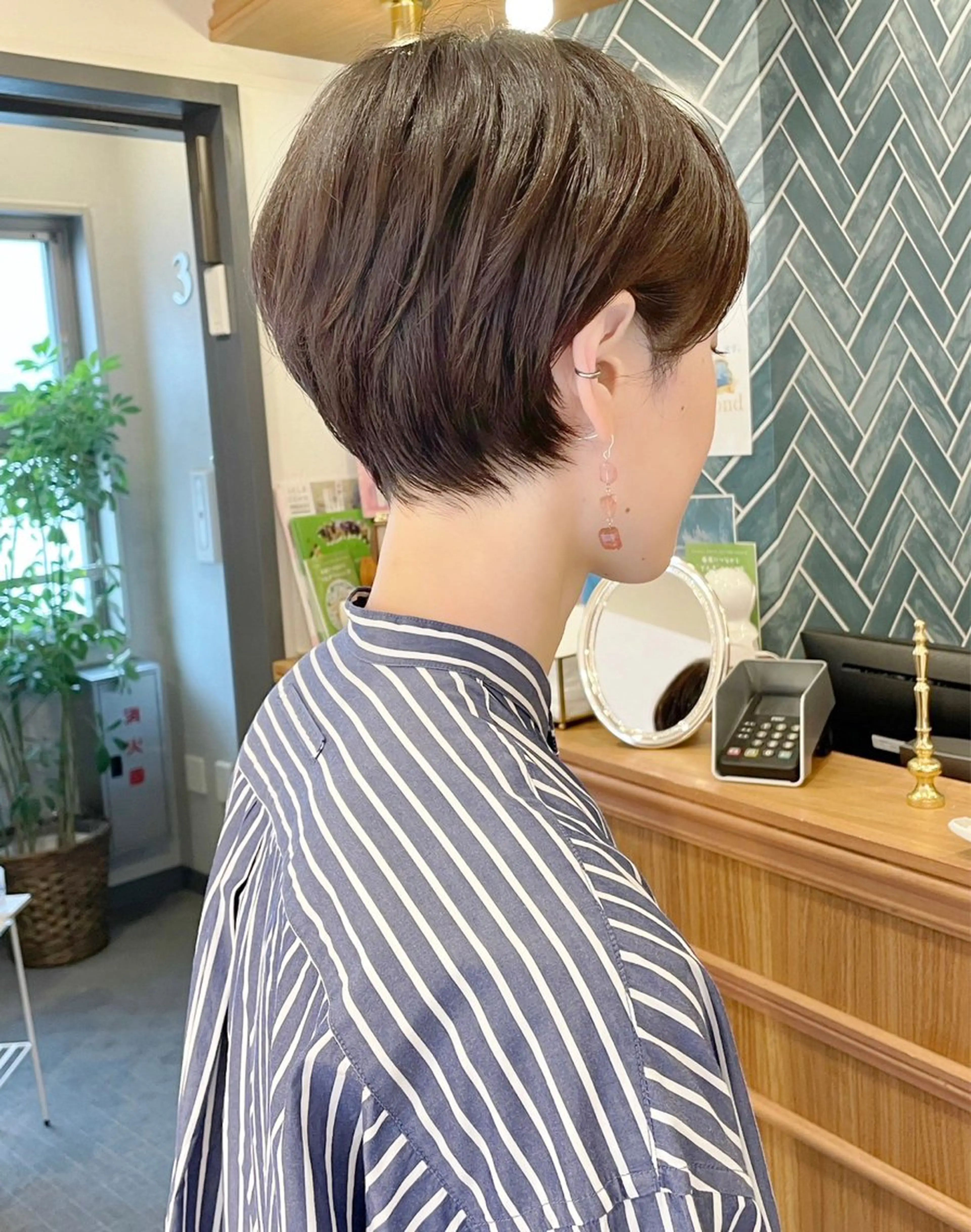 ショート カラー パーマ ショートボブ ハイライトカラー インナーカラー ボブ ハイライト ショート特化/ 似合わせカット/高津のヘアスタイル