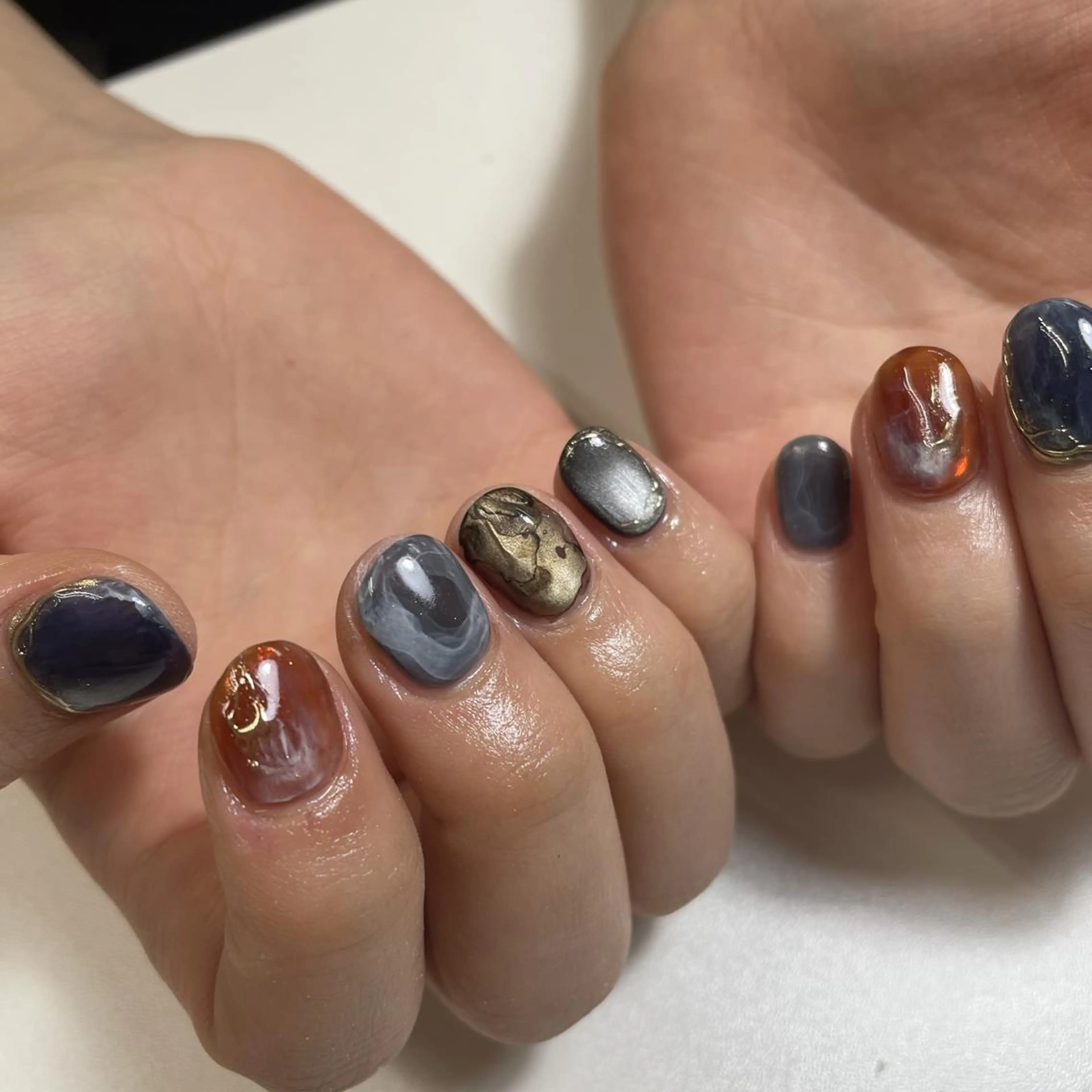 ネイル ニュアンスネイル ハンドネイル nail salon Libertyのネイルデザイン