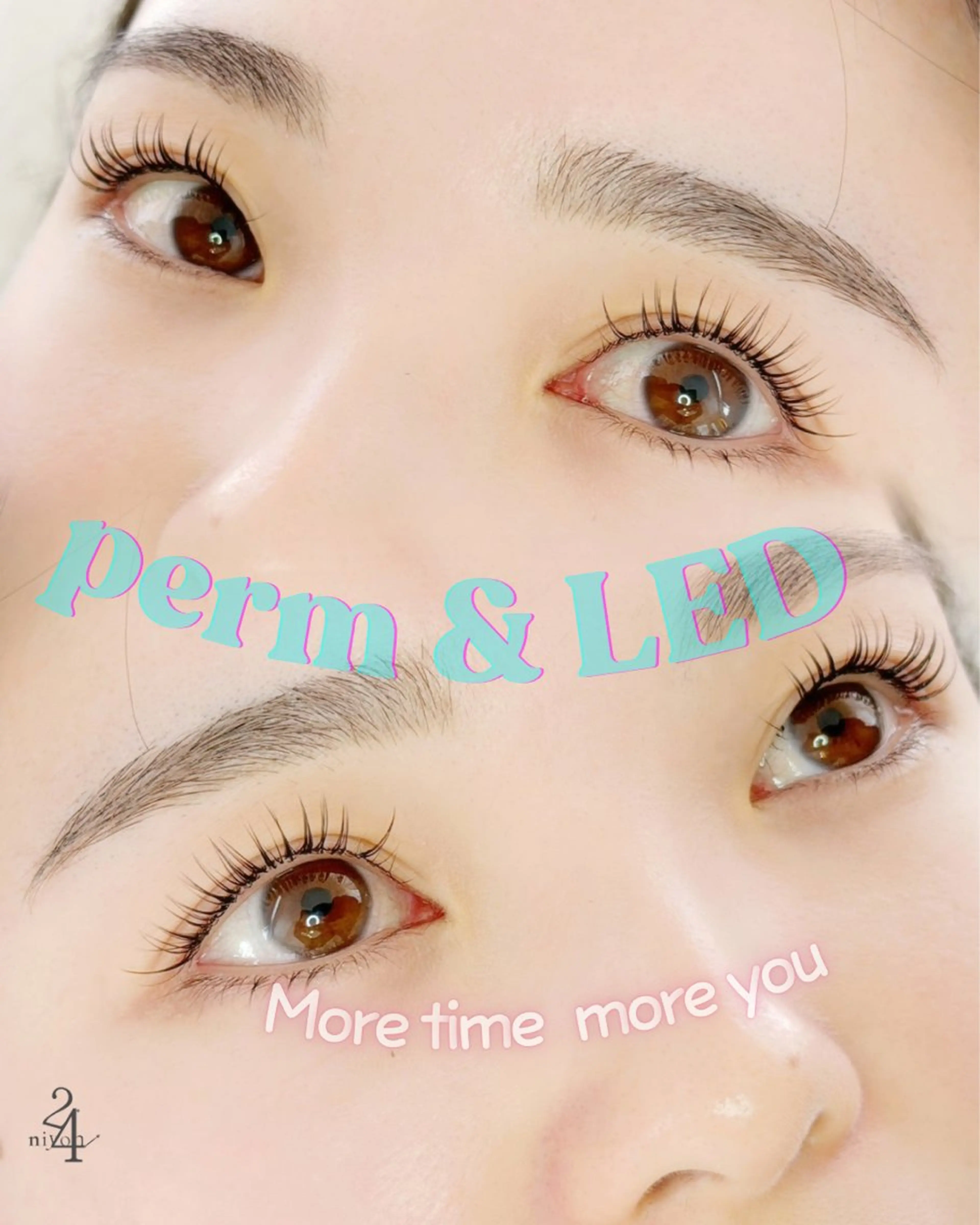 マツエク・マツパ フラットラッシュ niyon24+大宮西口所属・hikari大宮 _高持続まつ毛のマツエク・マツパデザイン