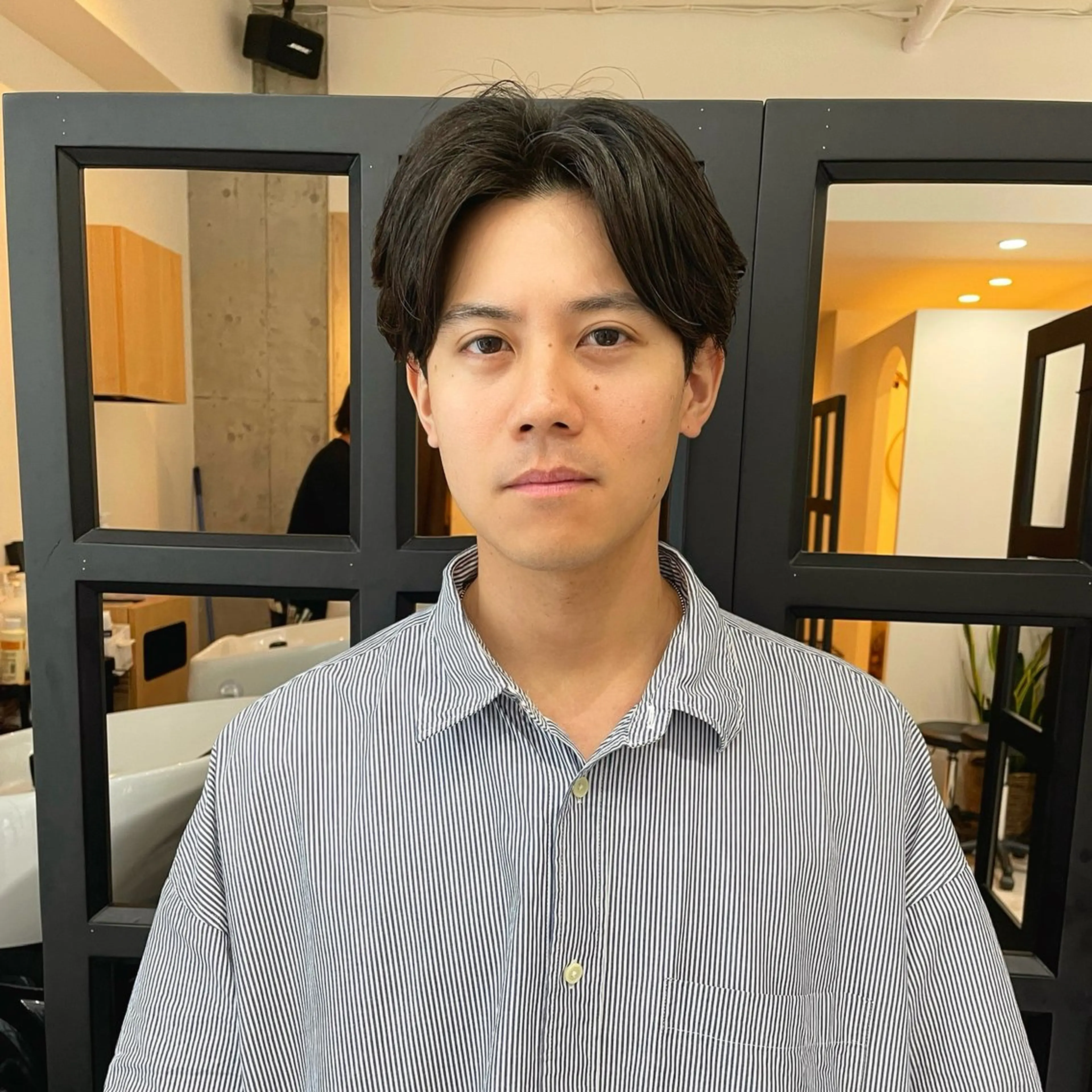 ショート メンズ センターパート メンズショート ショートヘア カット 堀江将太朗/恵比寿/ メンズカットのヘアスタイル