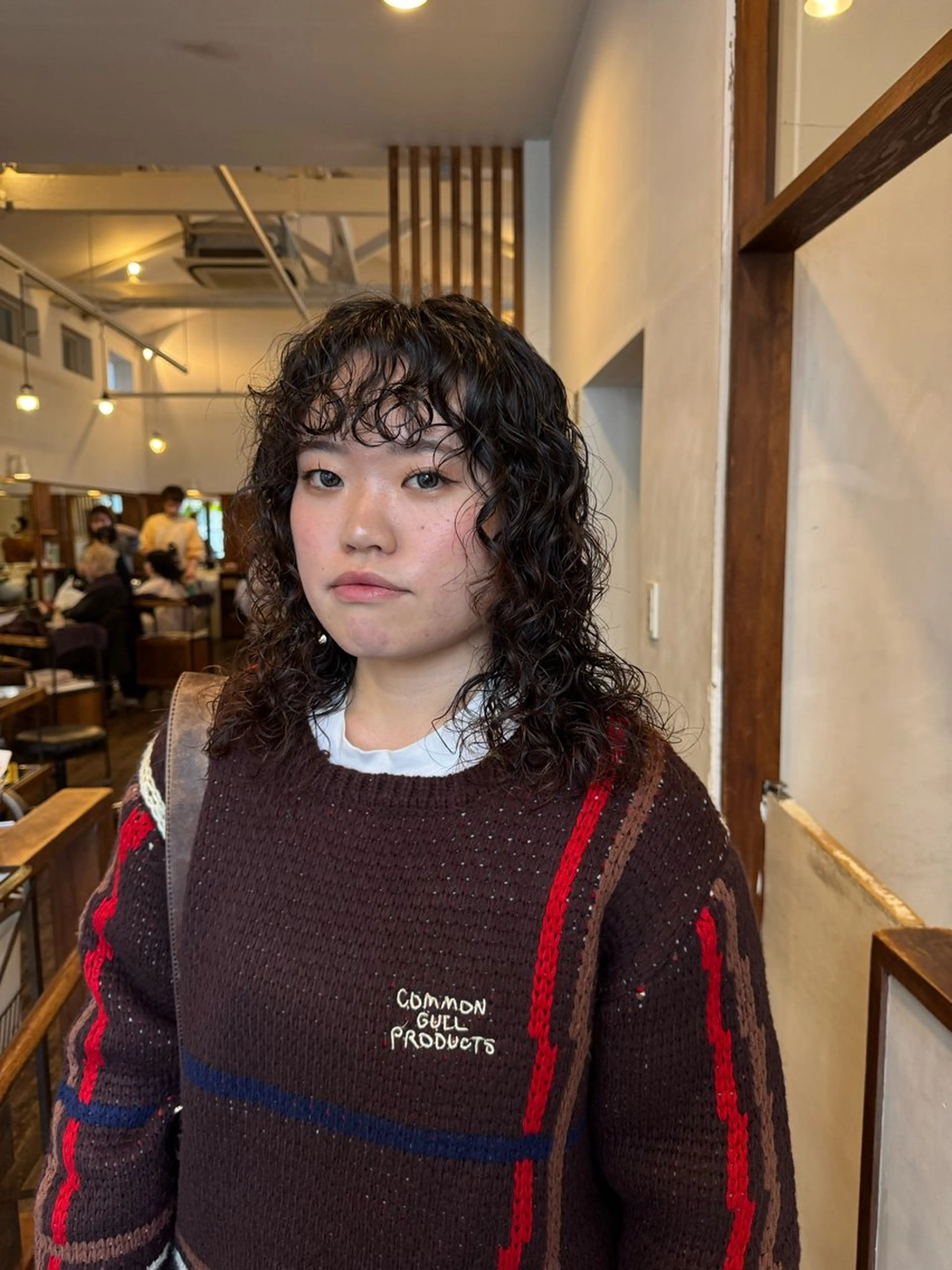 セミロング パーマ カット パーマ MOK大阪梅田店 Asahiのヘアスタイル