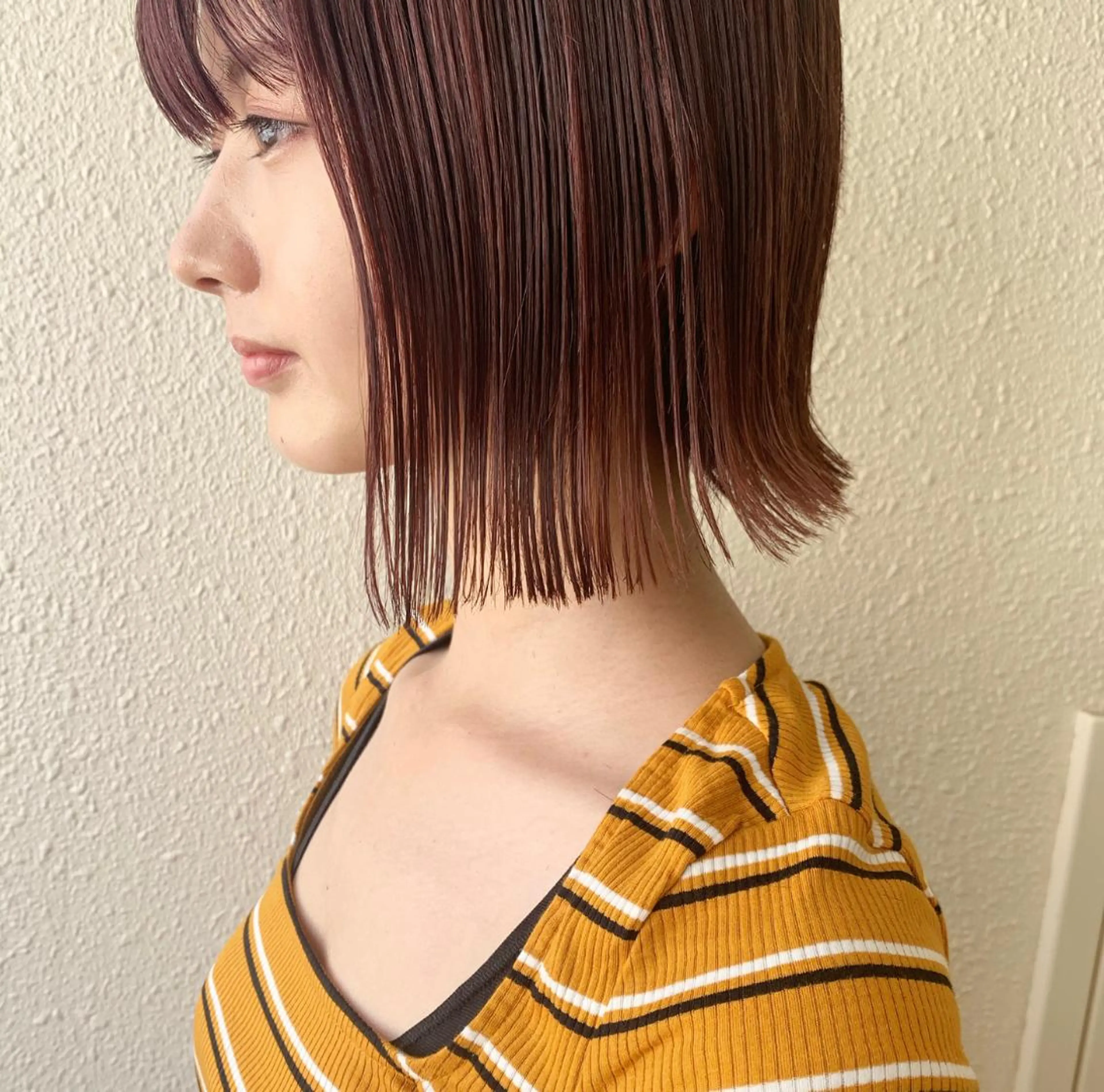 ショート 切りっぱなしボブ ボブ iLi所属・iLi 《イリ》のヘアスタイル