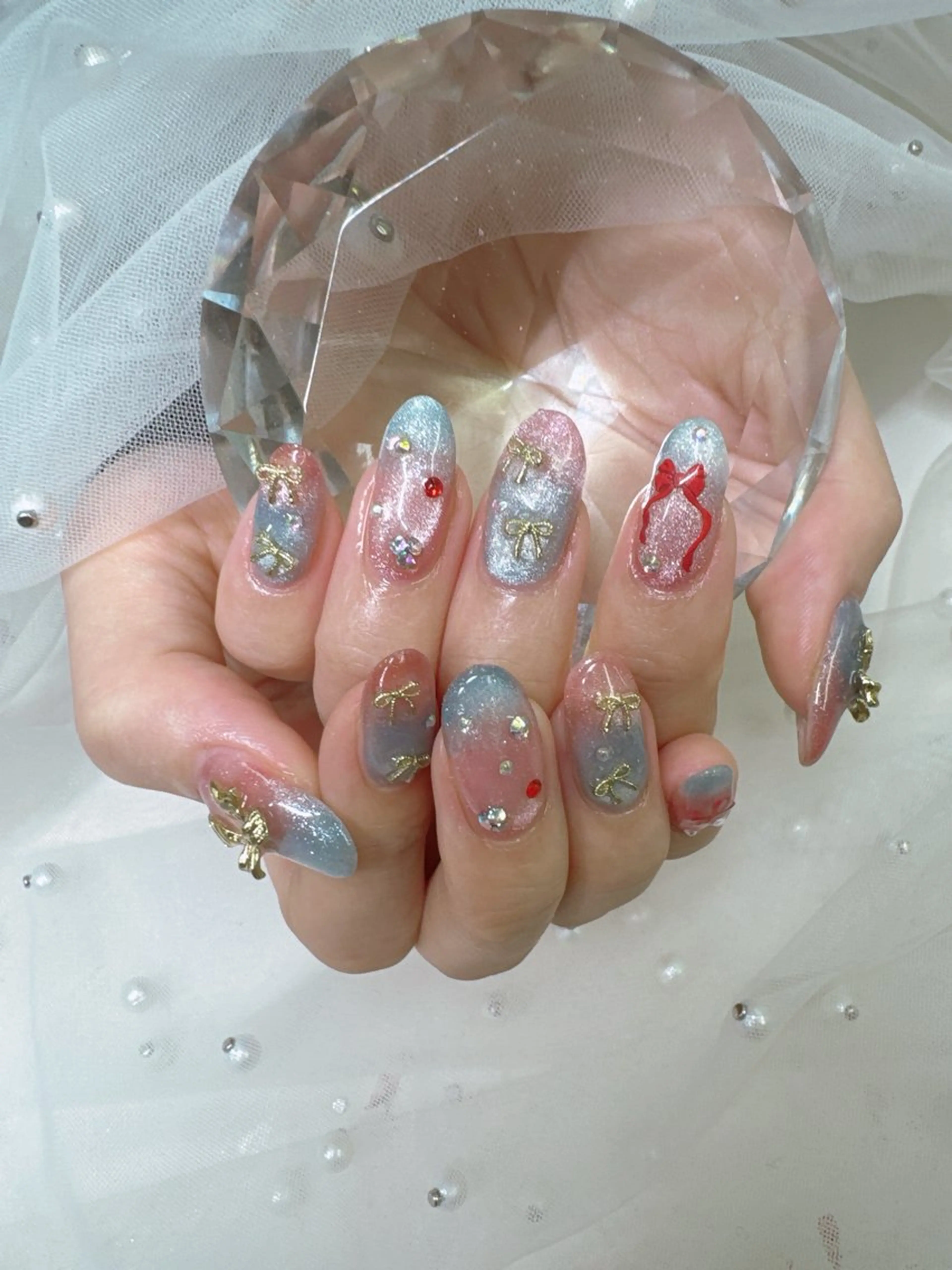 ネイル オフィスネイル シンプルネイル ブライダルネイル ハンドネイル クイーンズネイル銀座所属・Queeens nailのネイルデザイン