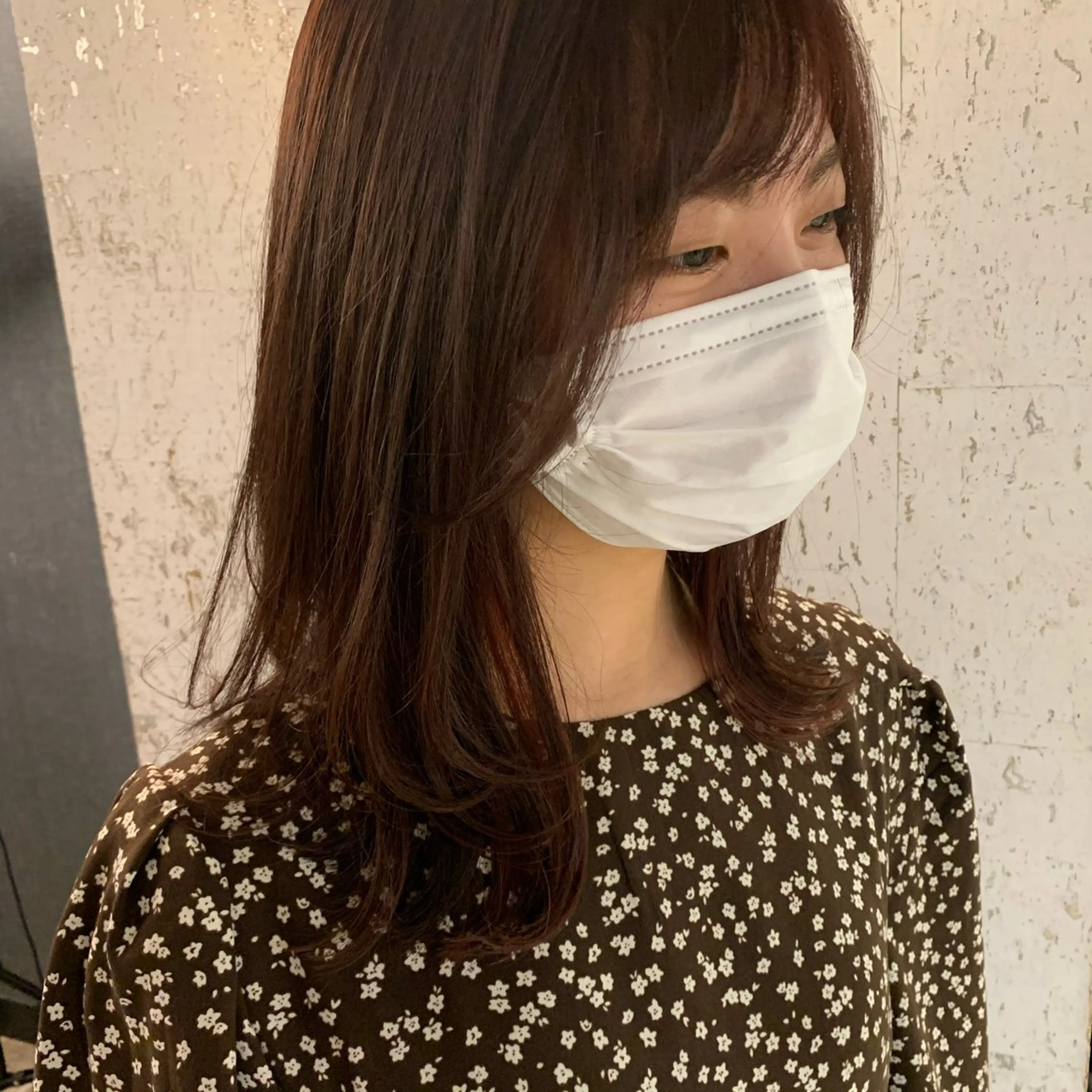 セミロング カラー stylist/ボブ ことの/韓国レイヤーのヘアスタイル