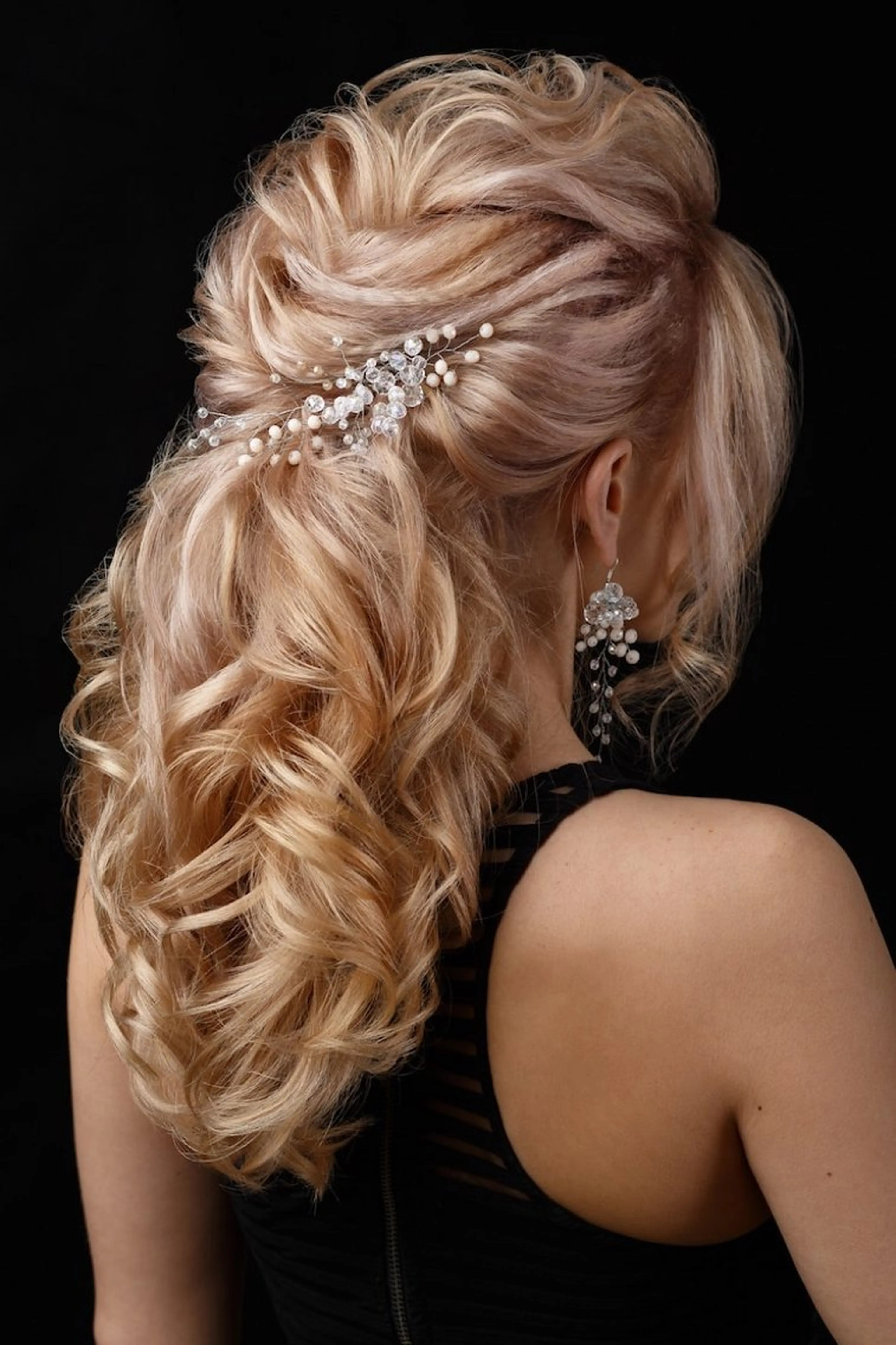 簡単ヘアセットの写真