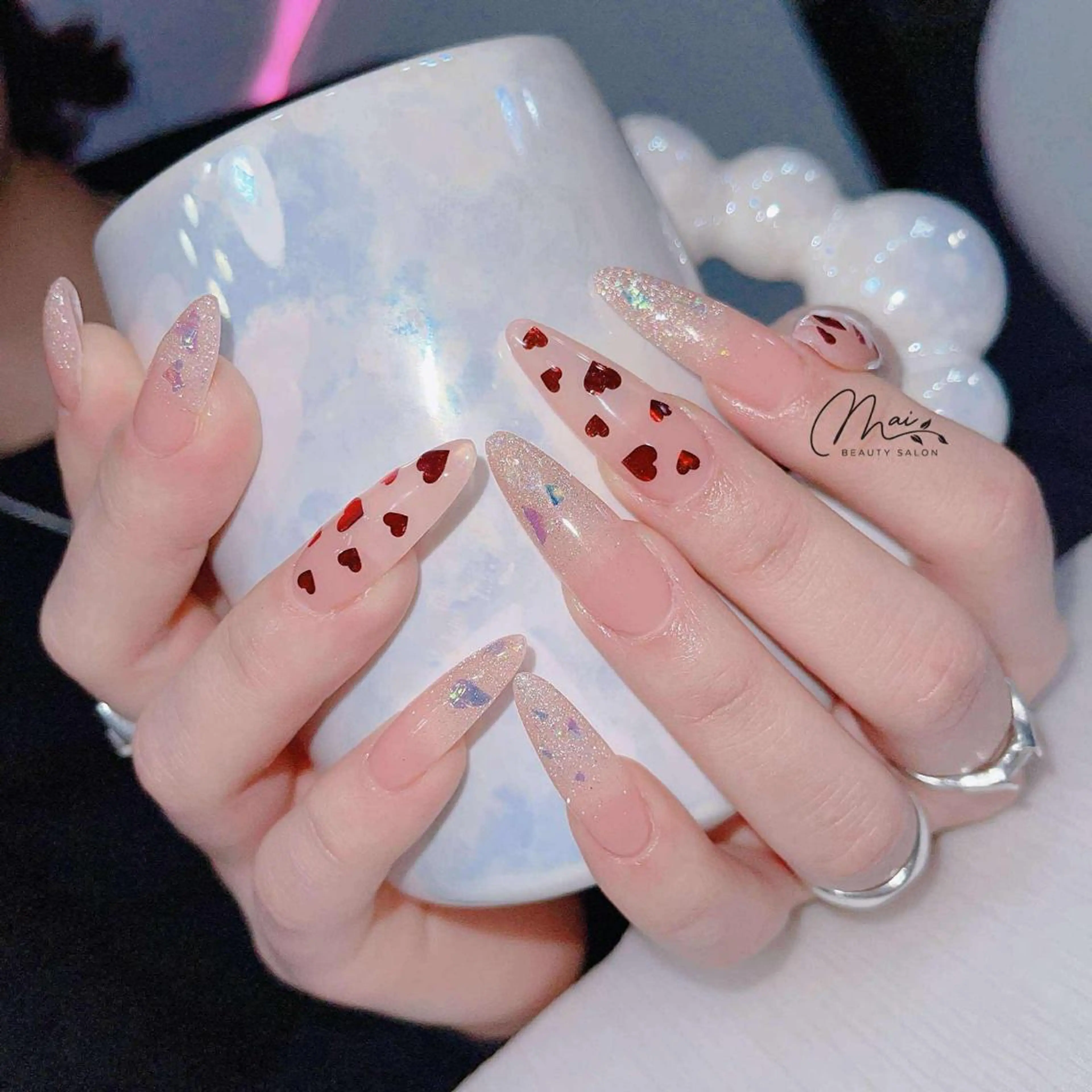 ネイル ジェルネイル パラジェル ワンホンネイル MaiBeauty マイ マイのネイルデザイン