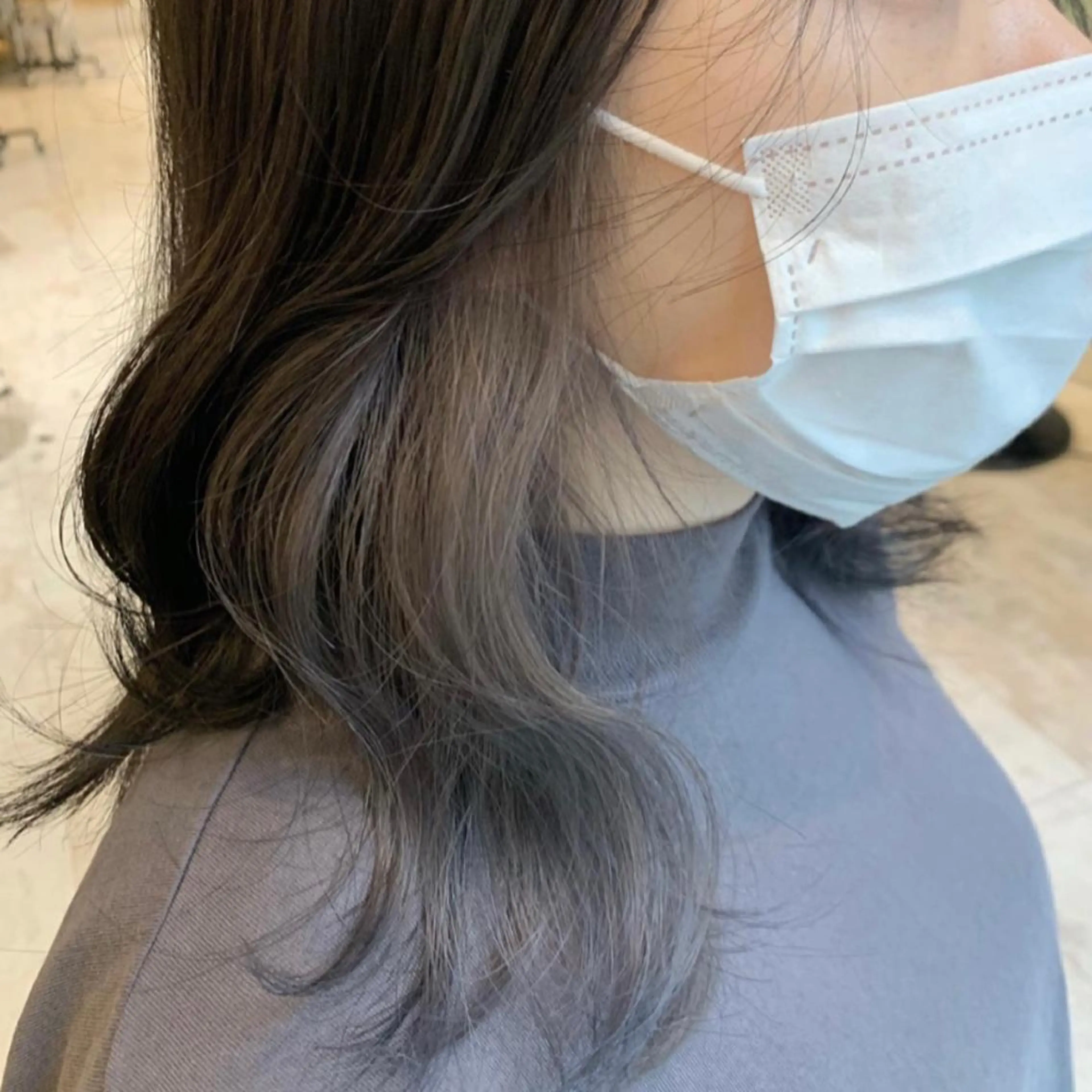 カラー ヤマダ サクラのヘアスタイル