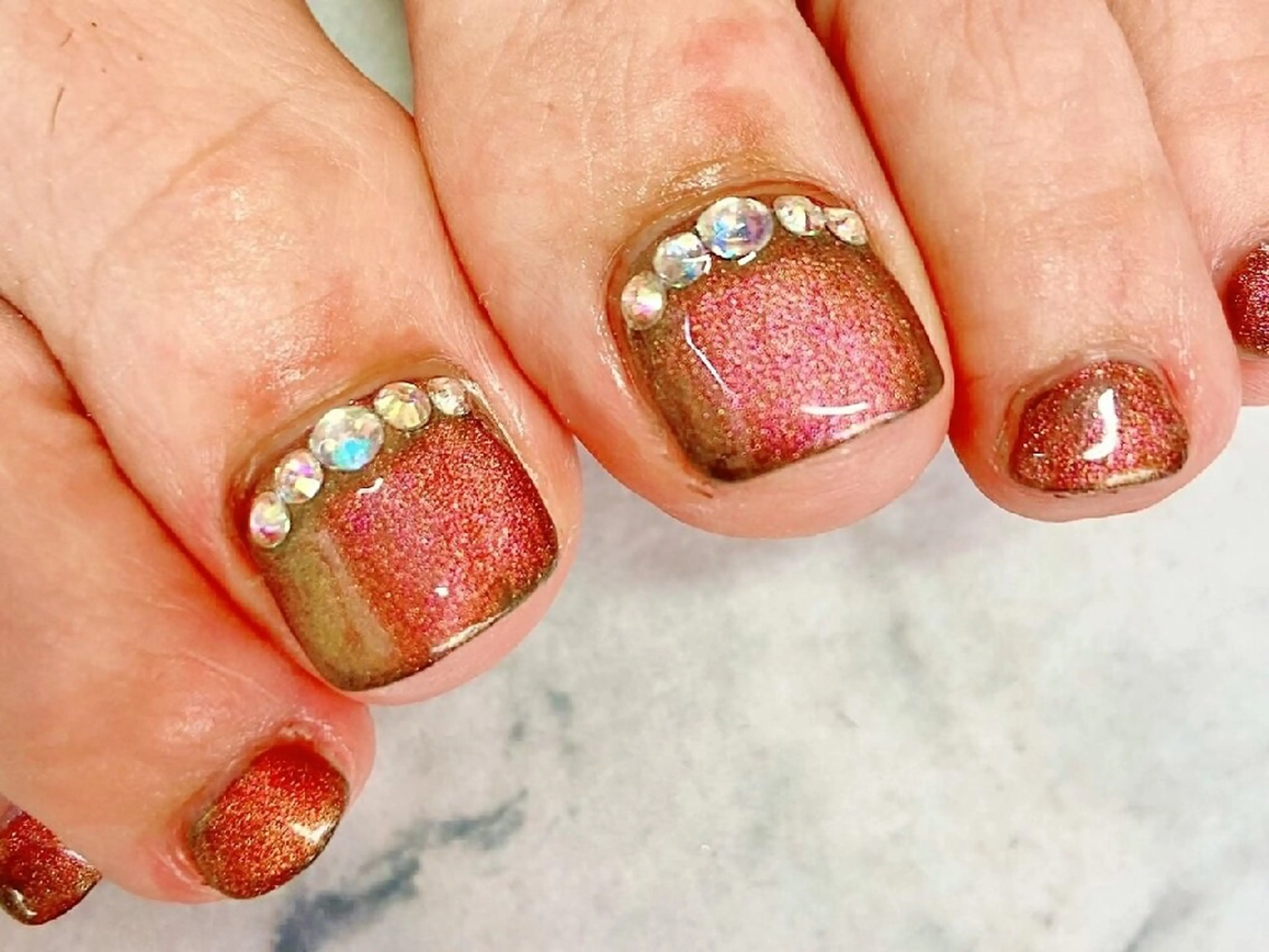 «初回ジェルオフ無料》秋冬だってオシャレしたい！デザインフットの写真