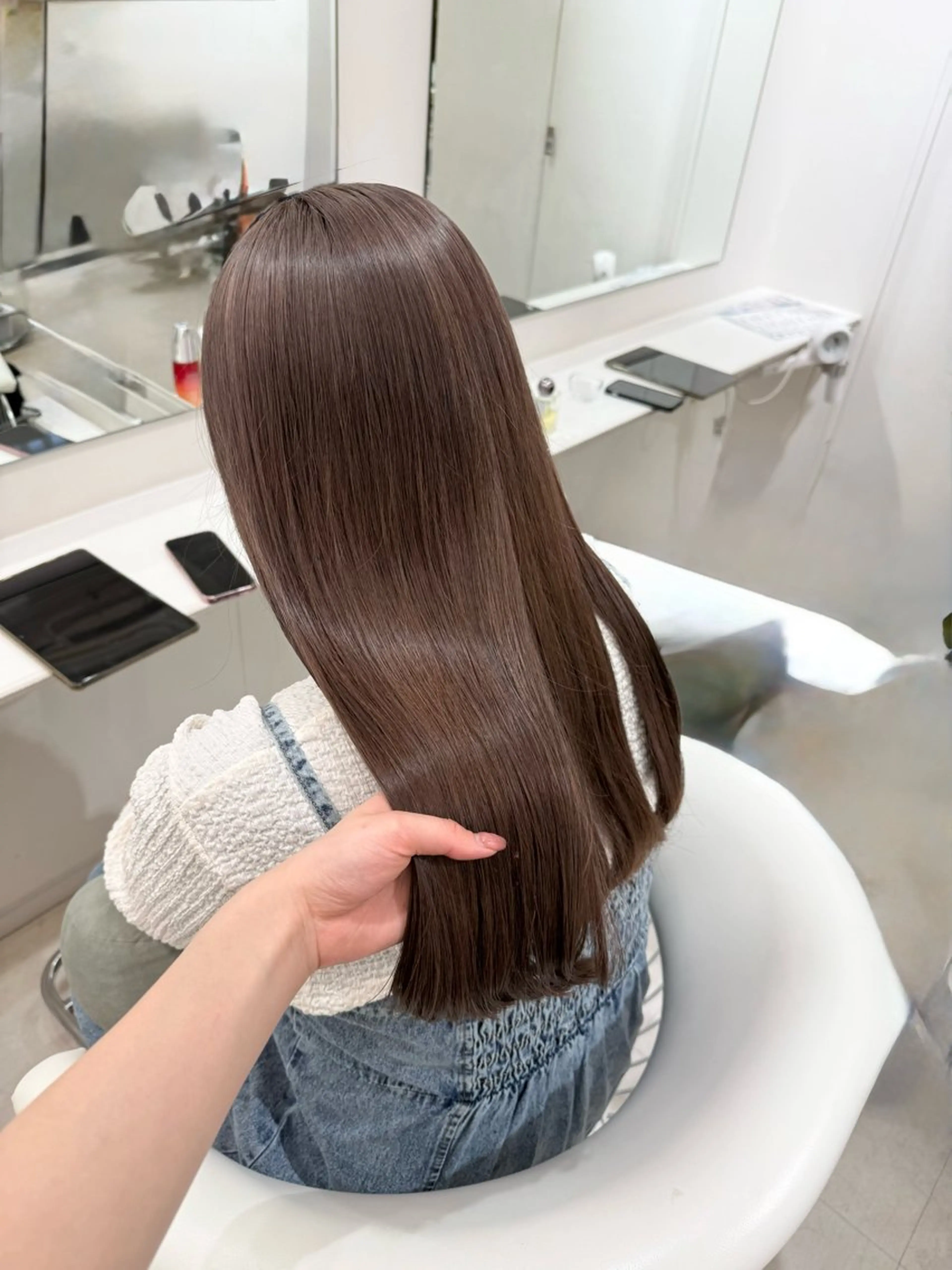 質感再生カラー【one color】＋【EAN/s質感再生トリートメント】⌇ダメージや色持ちが気になる方への写真