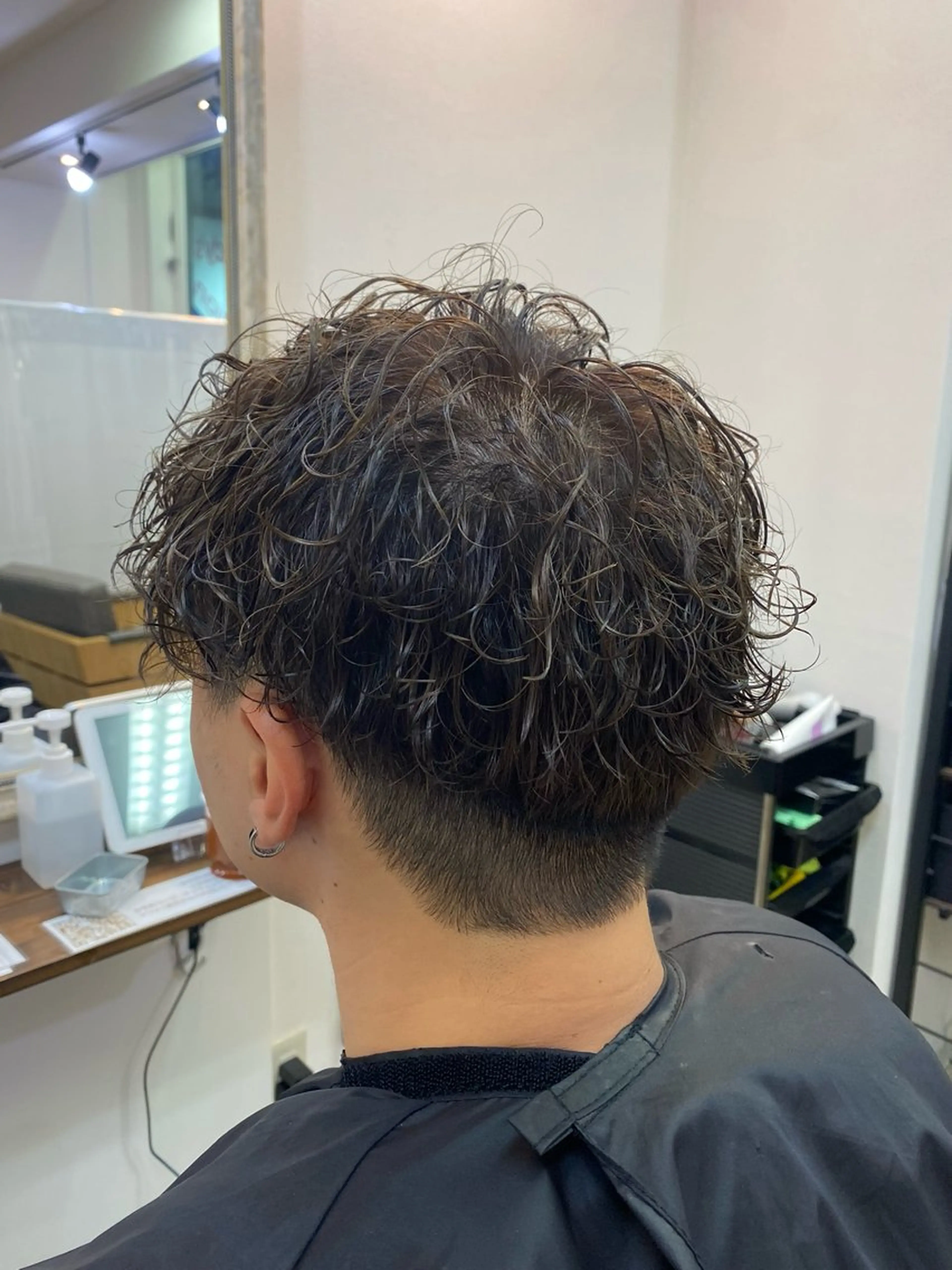 パーマ メンズ カット パーマ 柴田 将のヘアスタイル