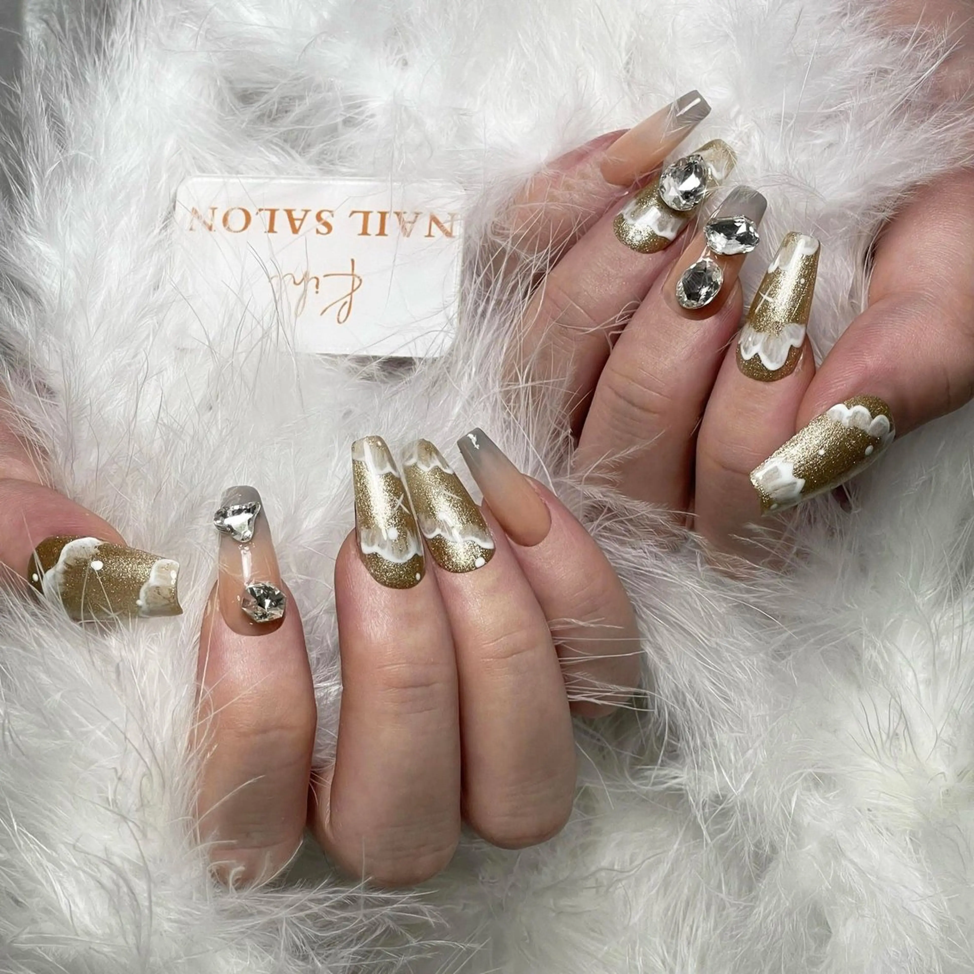 ネイル アートネイル フレンチネイル ジェルネイル グラデーション 韓国ネイル さくら💮💮 【オフ無料】のネイルデザイン