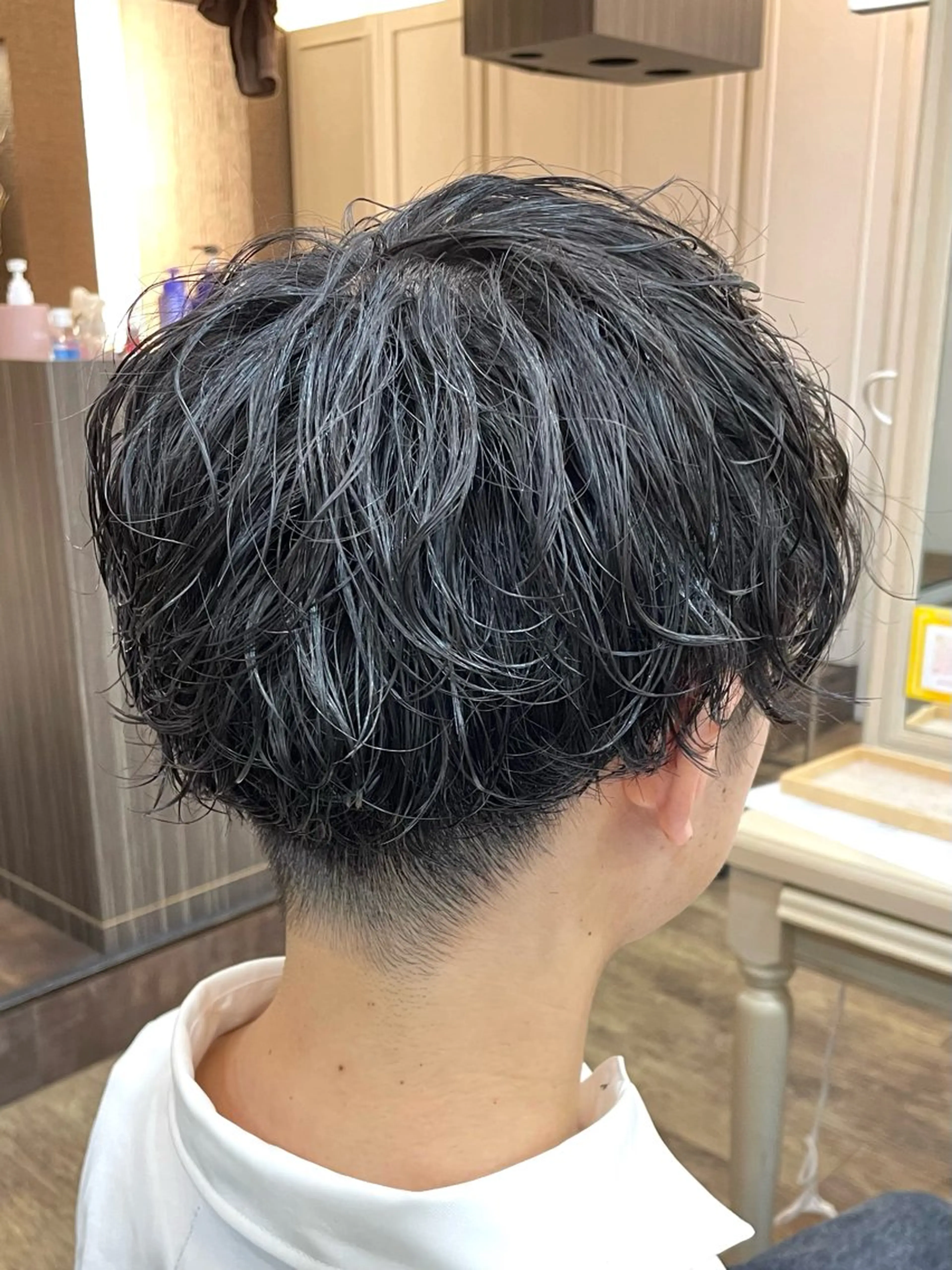 ショート パーマ メンズ カット パーマ メンズパーマ🌀/ 中村郁未のヘアスタイル