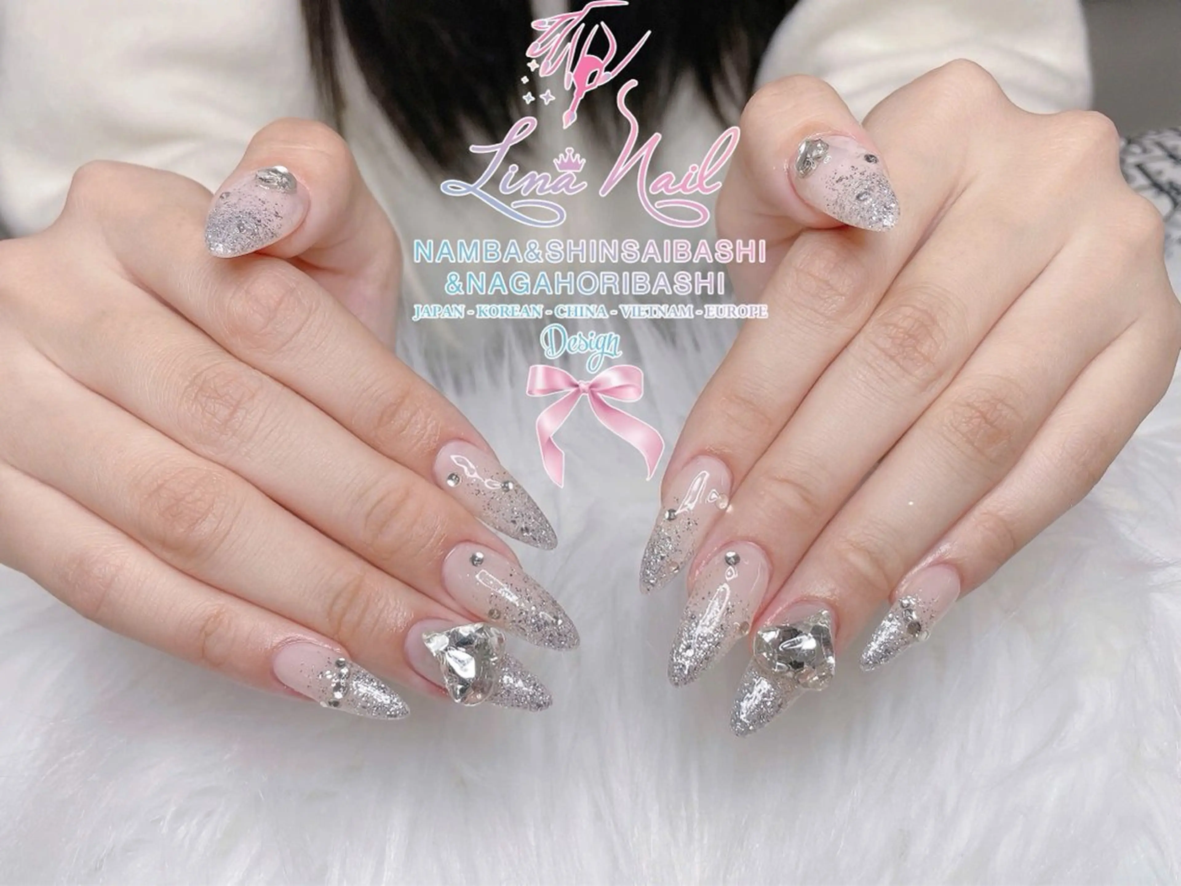 ネイル チークネイル 桜ネイル フラッシュネイル フットネイル ジェルネイル リナネイル 長堀橋店／東心斎橋店のネイルデザイン