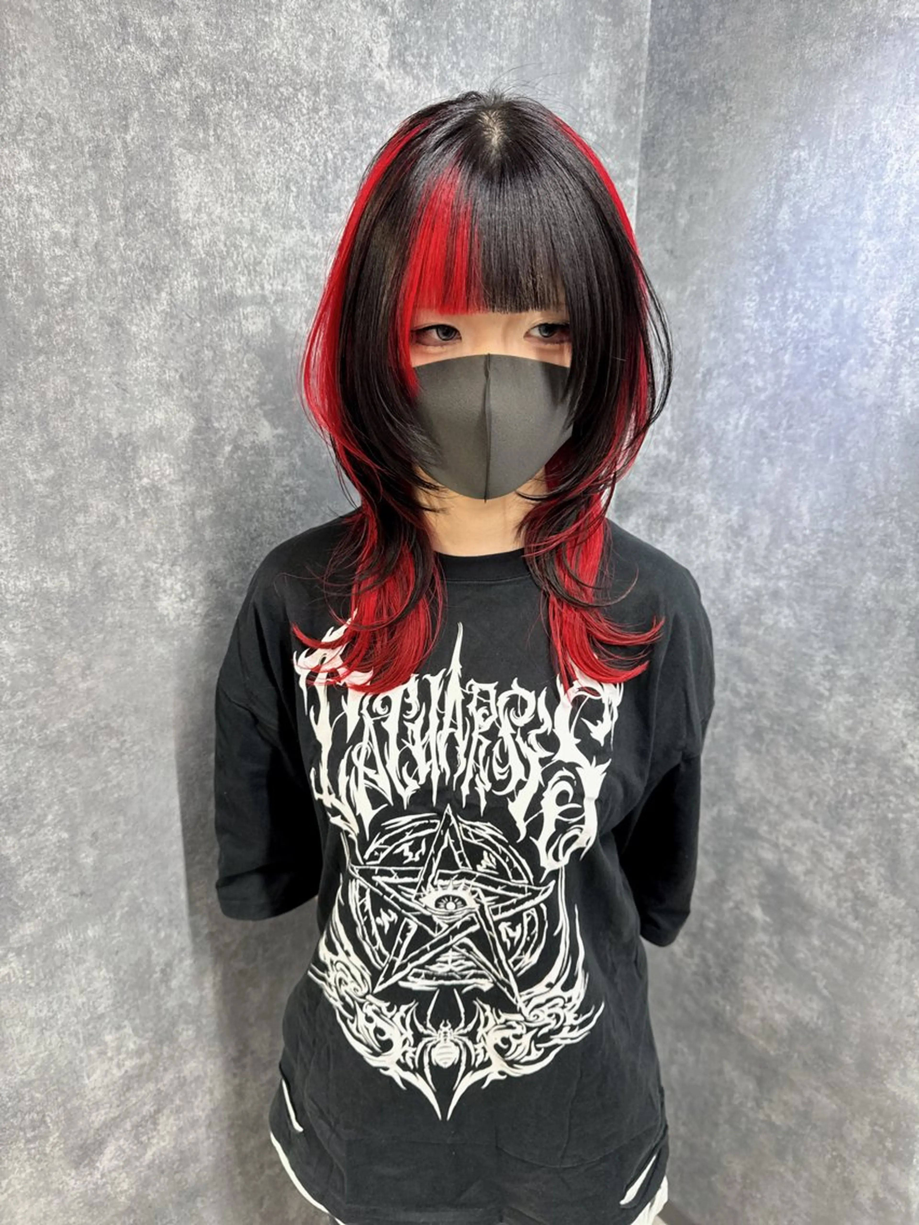 セミロング カット ♡ハッシュカット/ レイヤー/yucoのヘアスタイル