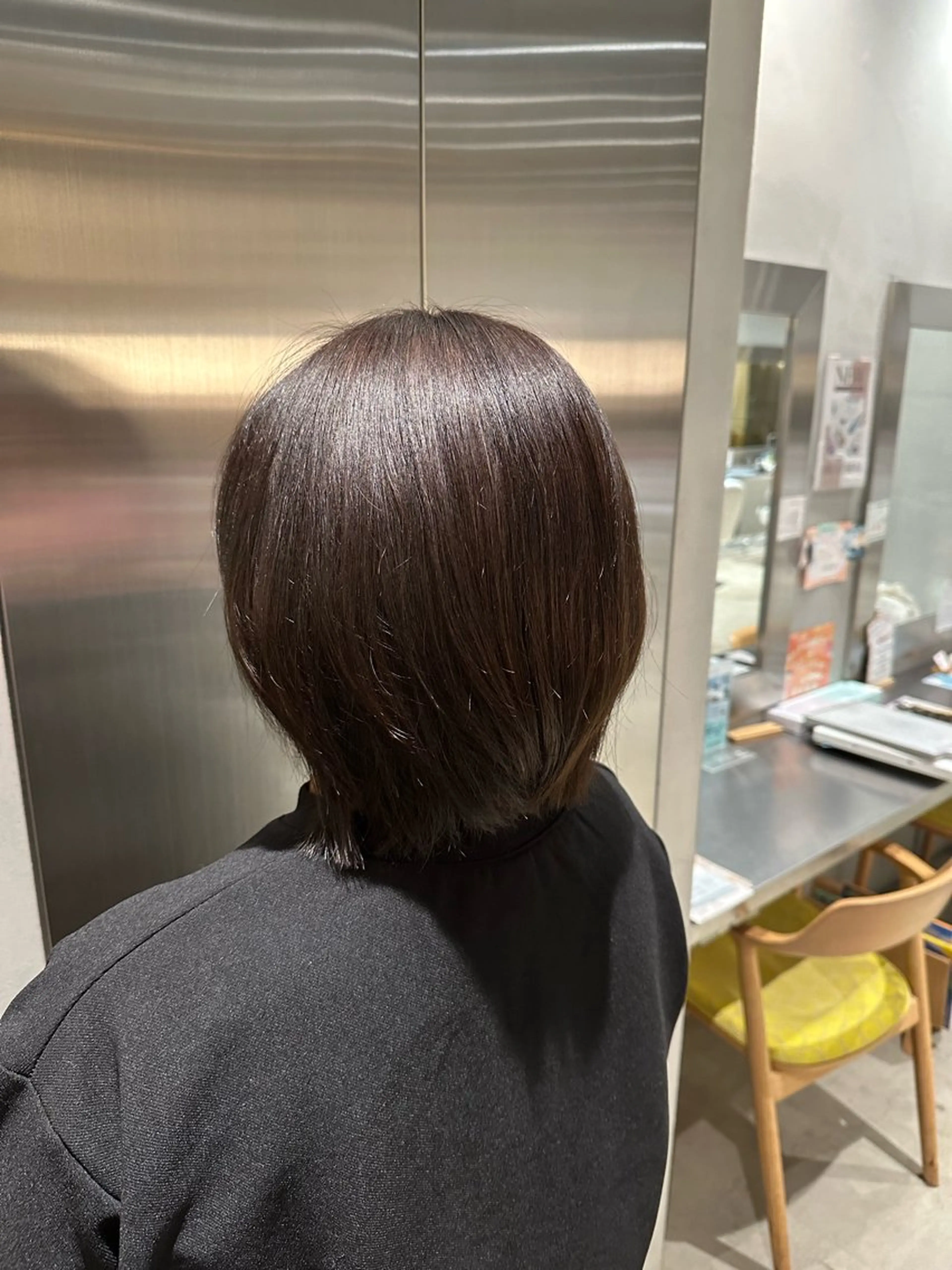 ショート カラー ブラウンカラー 山田 麻海のヘアスタイル