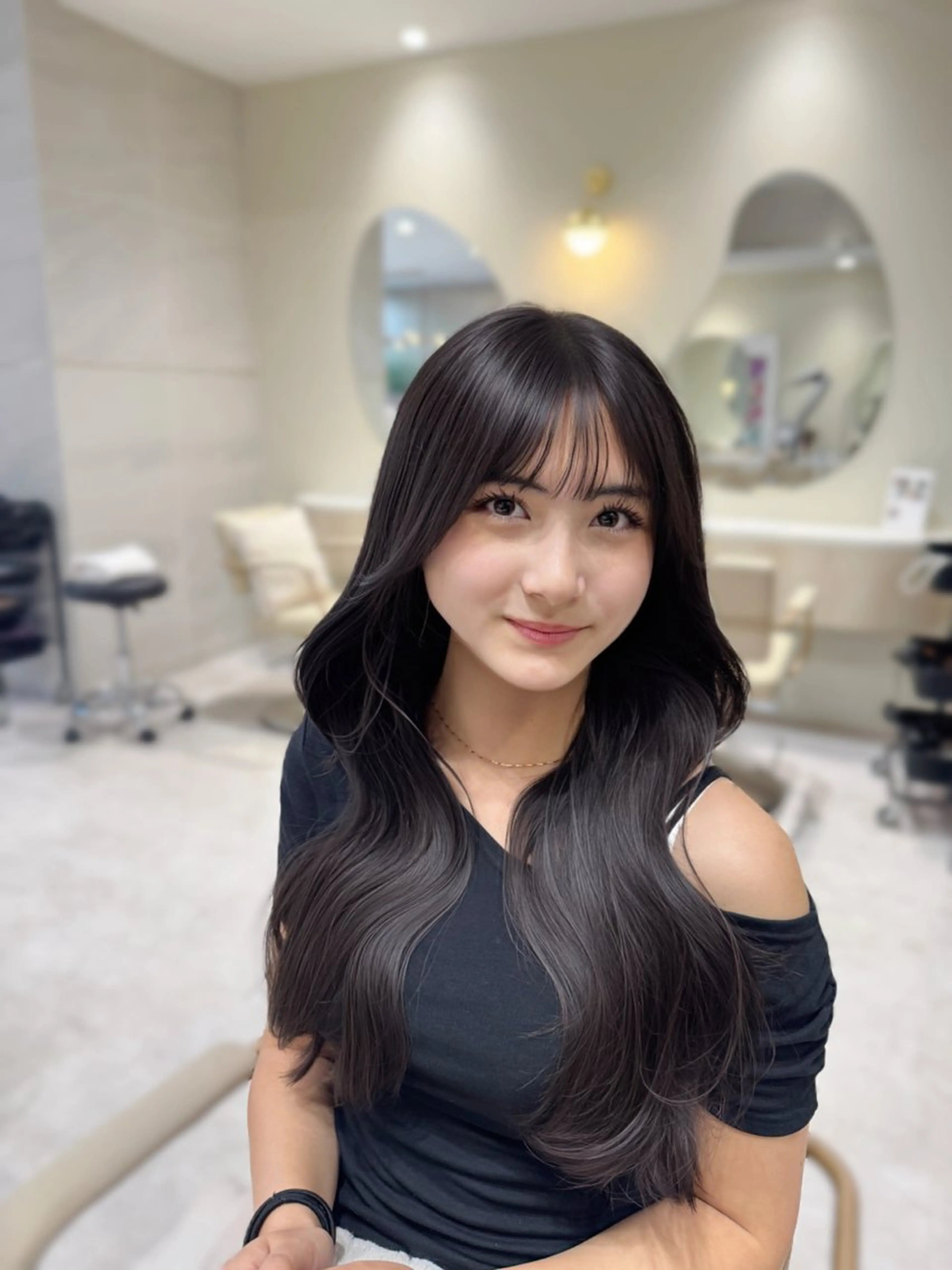 ミニモ学割［人気NO.1✨］カット＋艶カラー+1Step高濃度トリートメント✨の写真