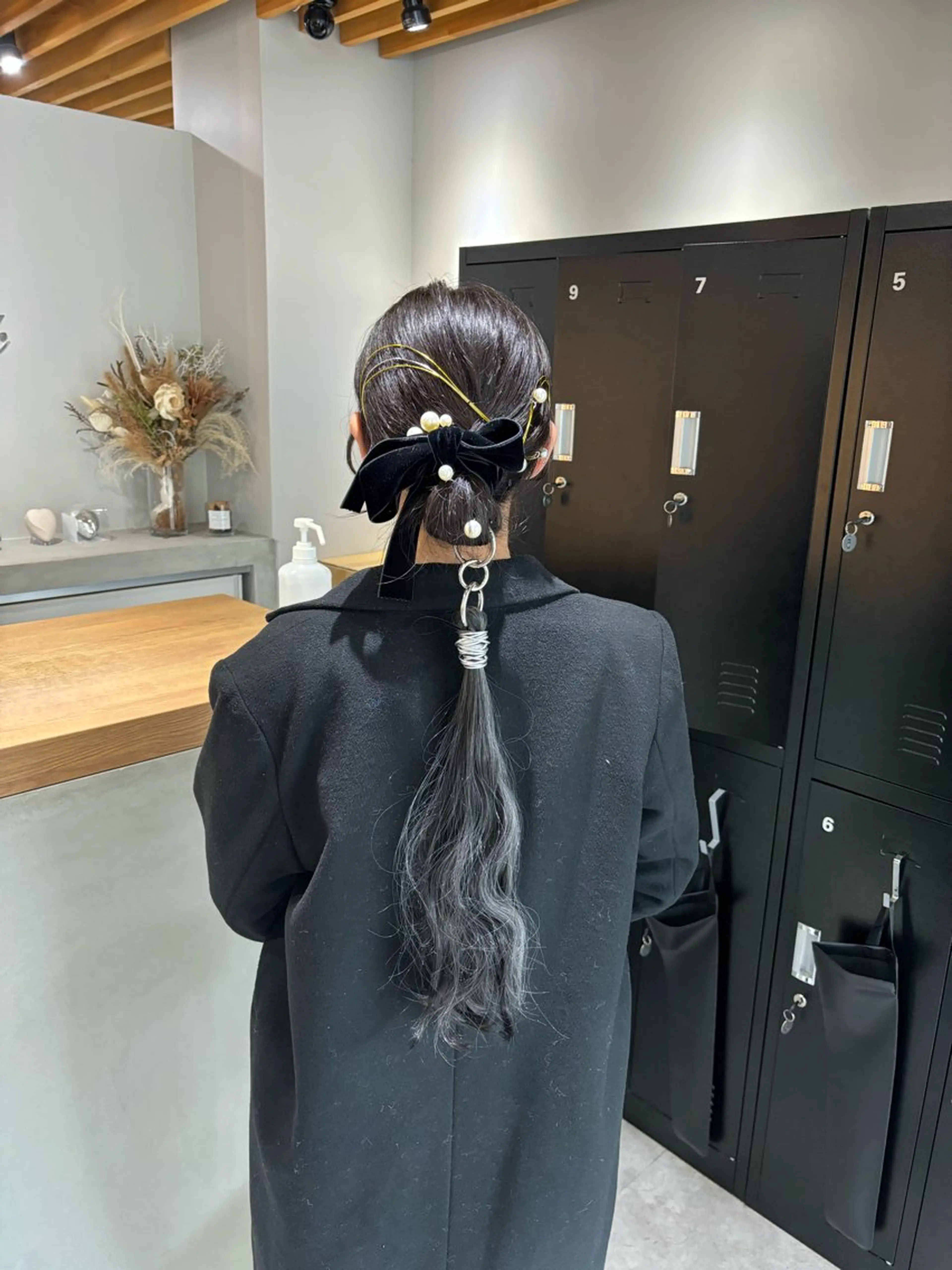 ミディアム ヘアアレンジ ヘアセット ハイトーン/アレンジ 🎀アオイ🎀のヘアスタイル