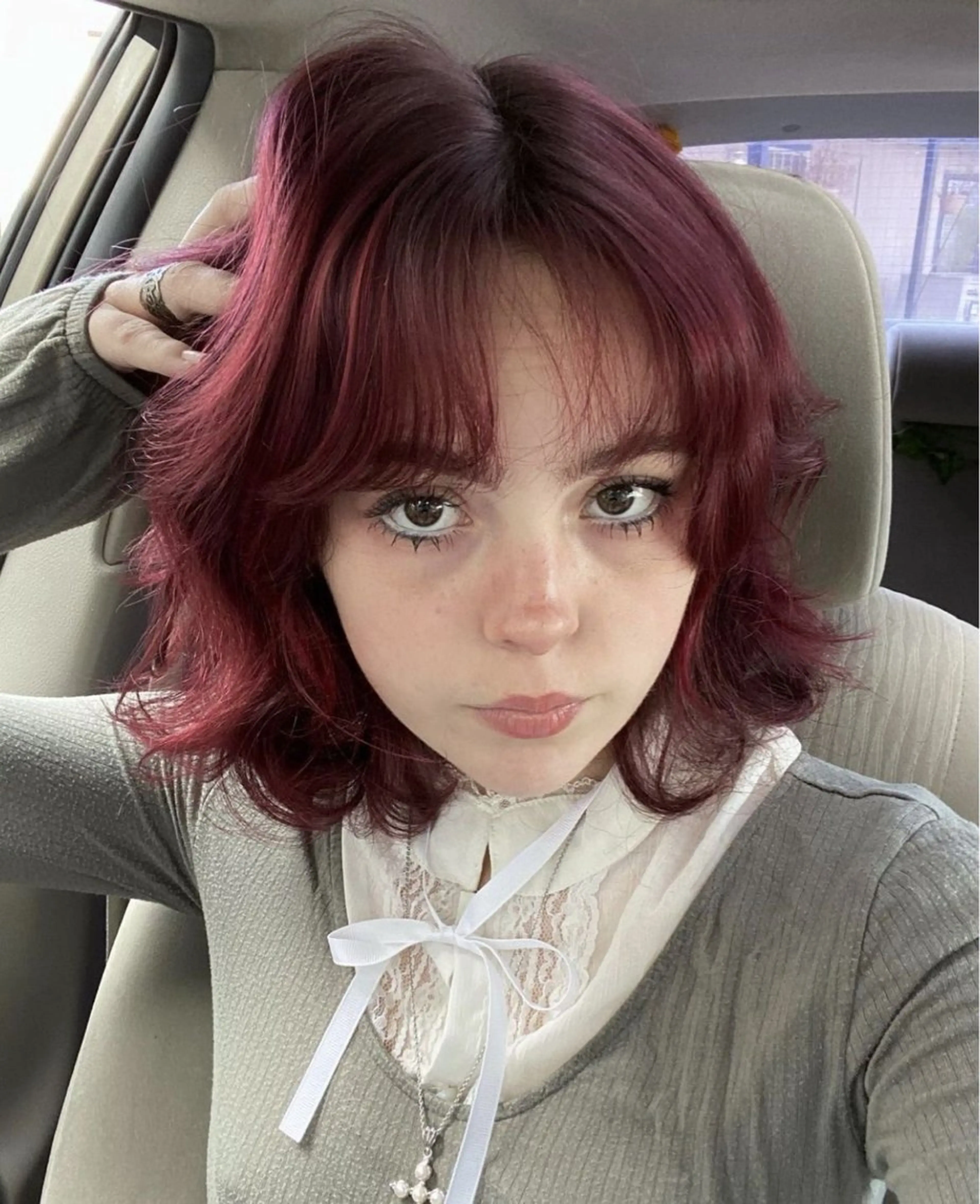 ミディアム カラー 吉田一輝 外国人パーマのヘアスタイル