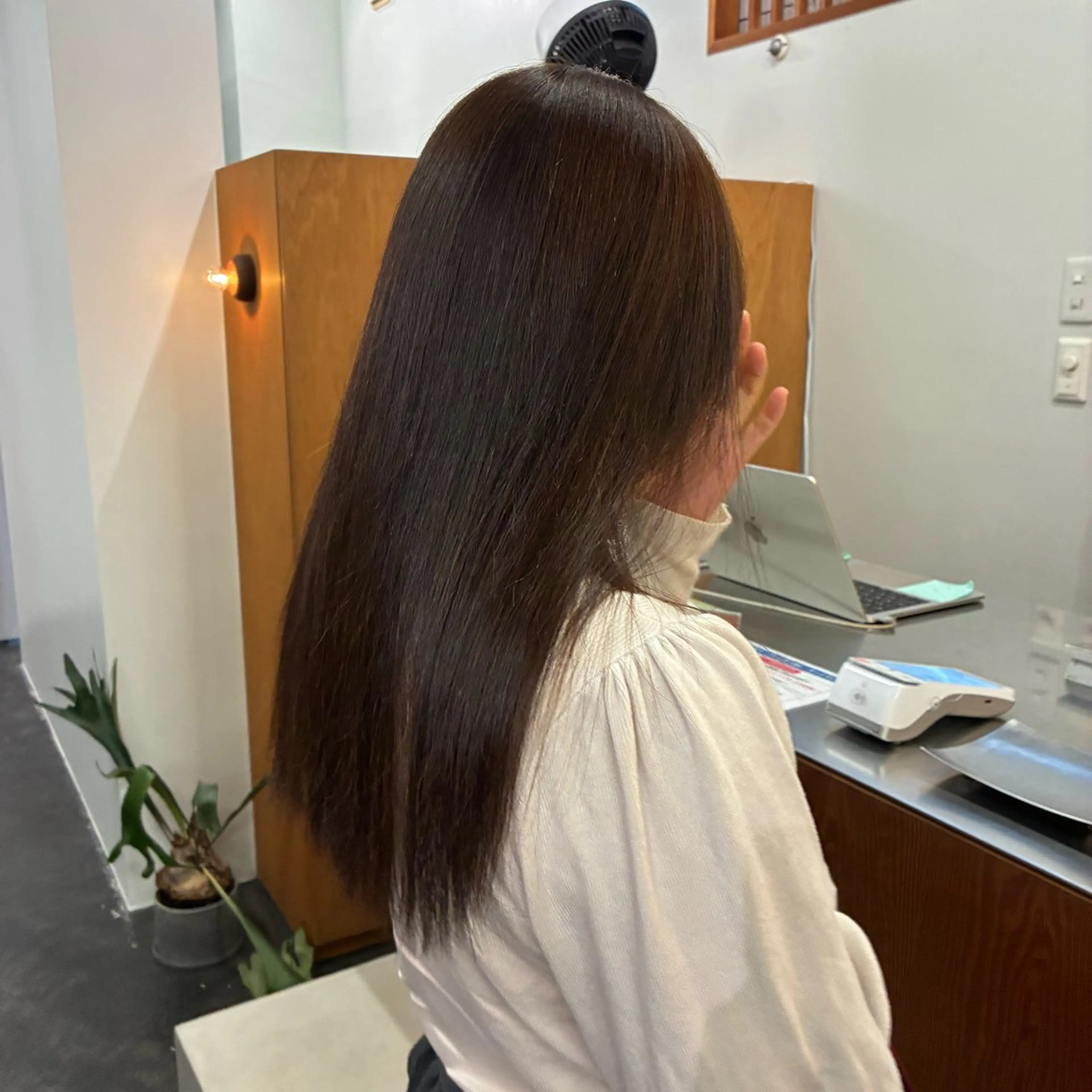 ロング 髪質改善 縮毛矯正 トリートメント 縮毛矯正 安藤 琢真のヘアスタイル