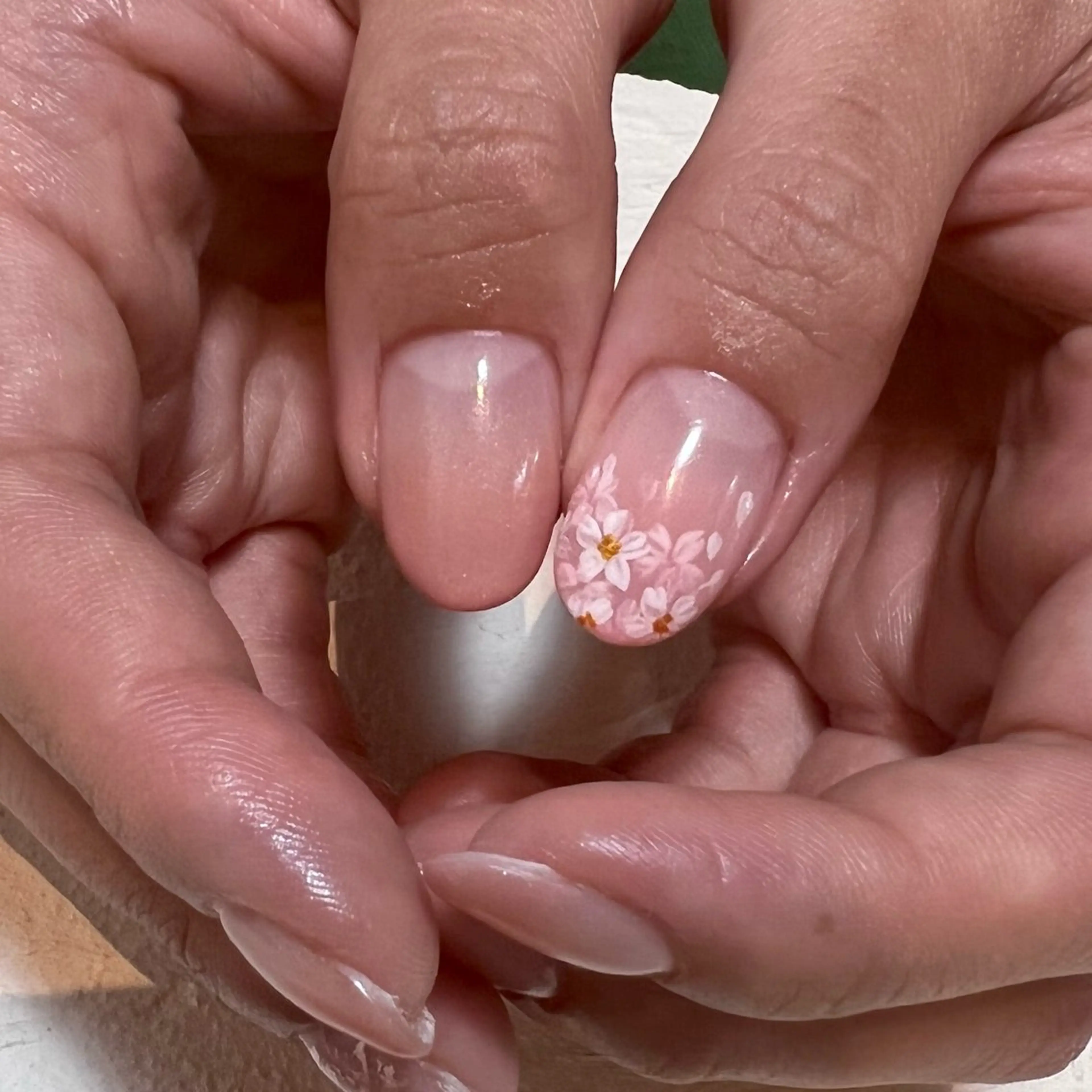 ネイル 桜ネイル ハンドネイル FIORITURA Maikoのネイルデザイン