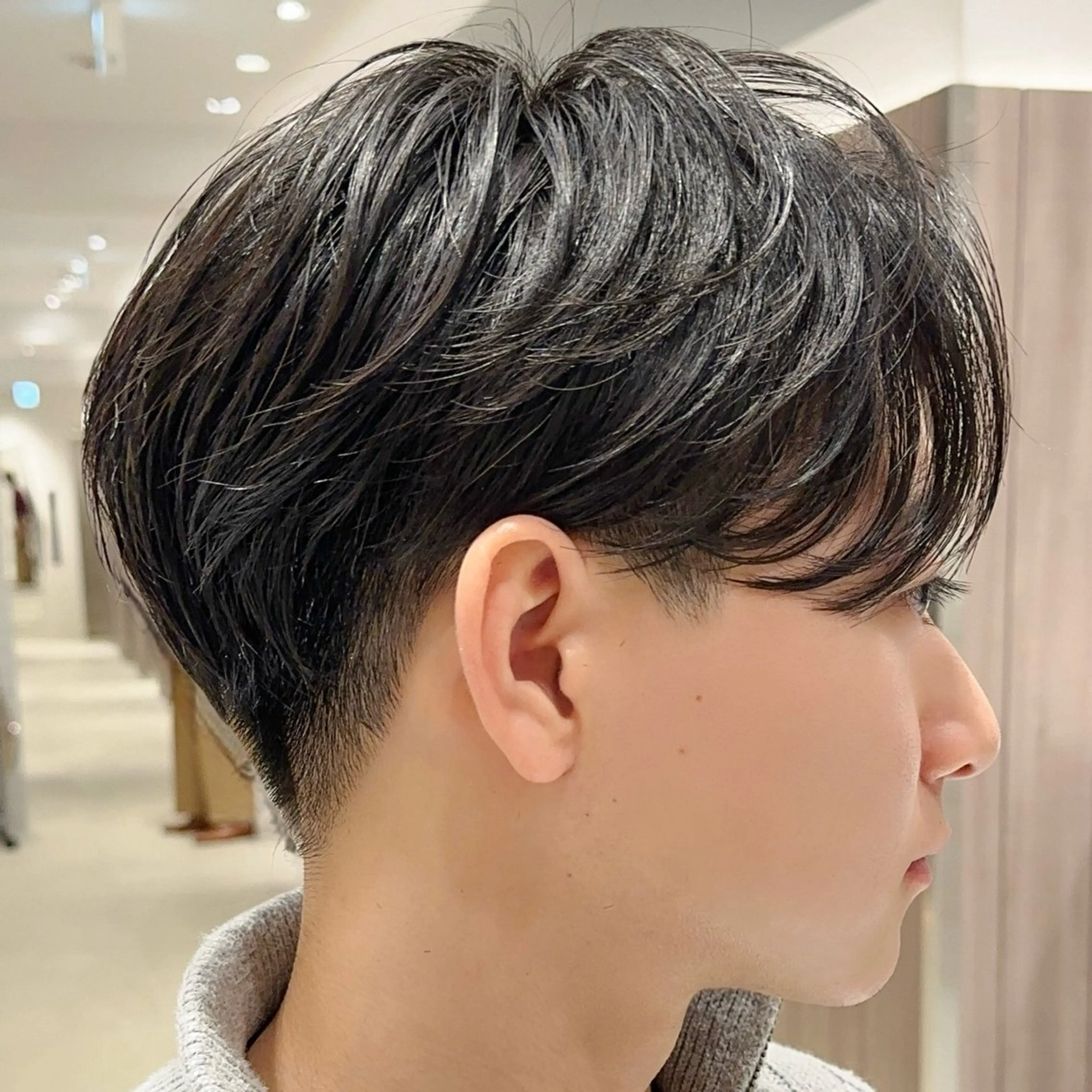 メンズ メンズカット/ センターパートkiiのヘアスタイル