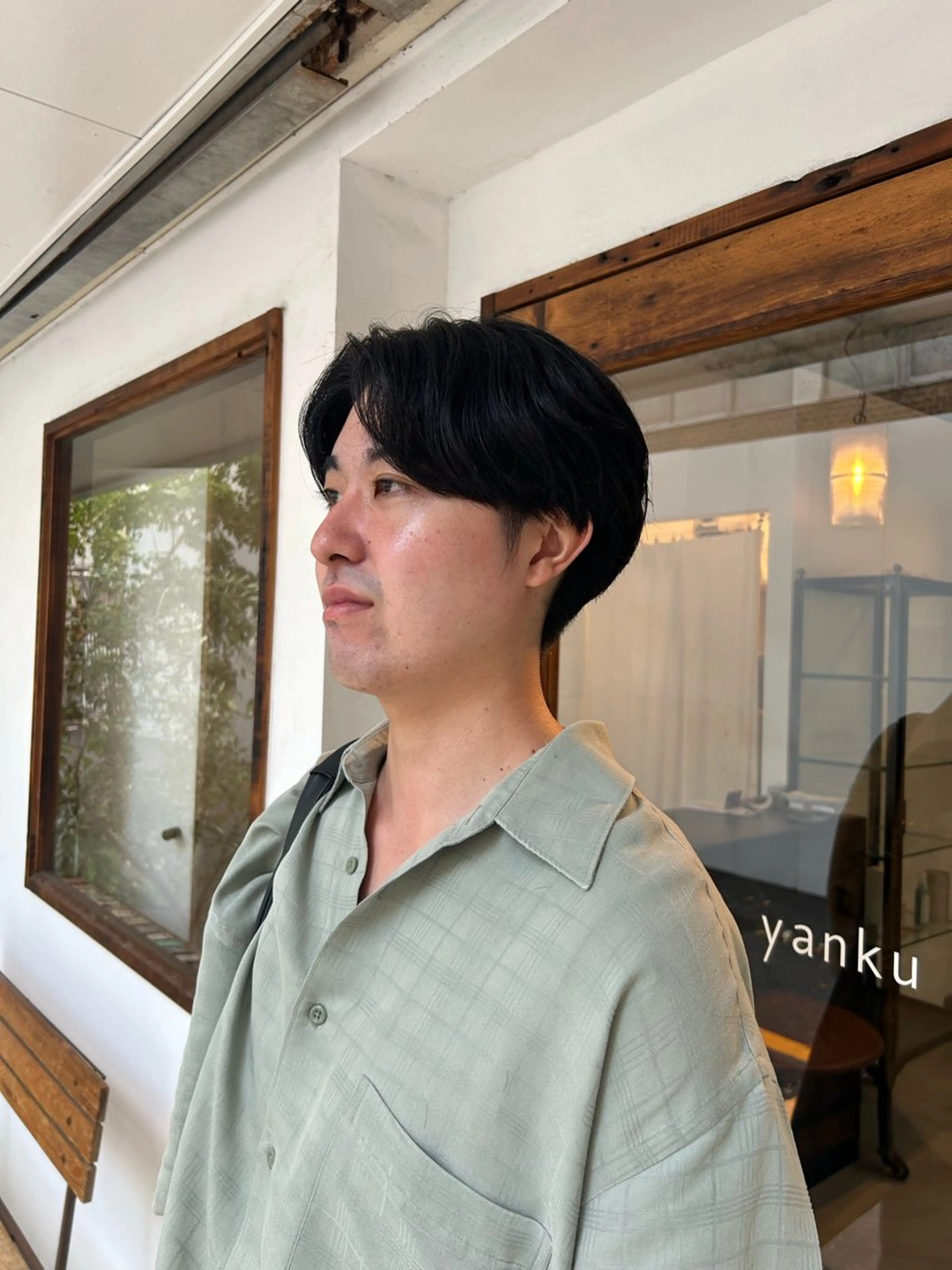 メンズ センターパート カウチ池袋所属・kauti佐々木絢 ショートカット募集中のヘアスタイル