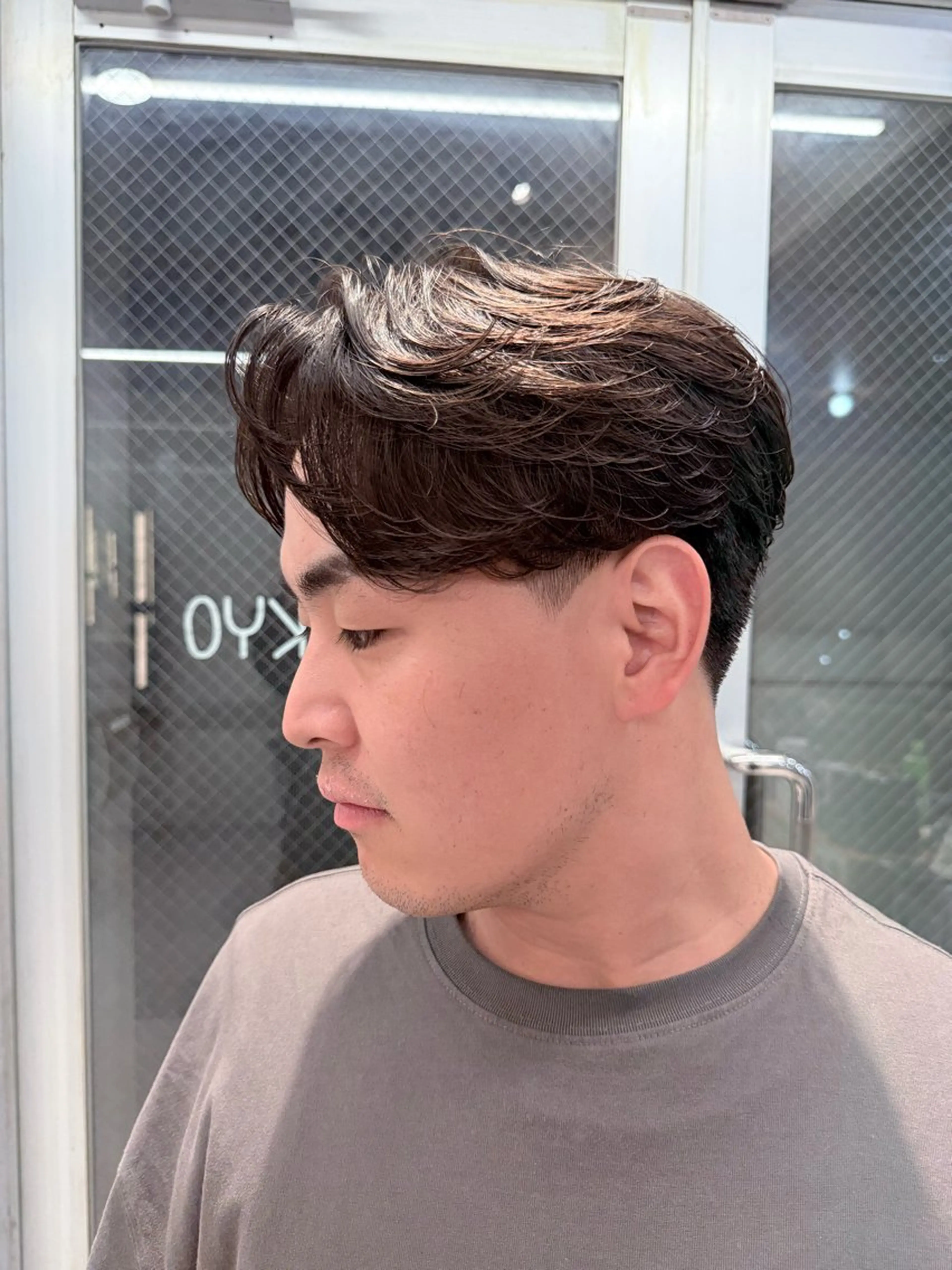 ショート パーマ カット パーマ nico TOKYO所属・ニュアンス/ センターパート/イノのヘアスタイル